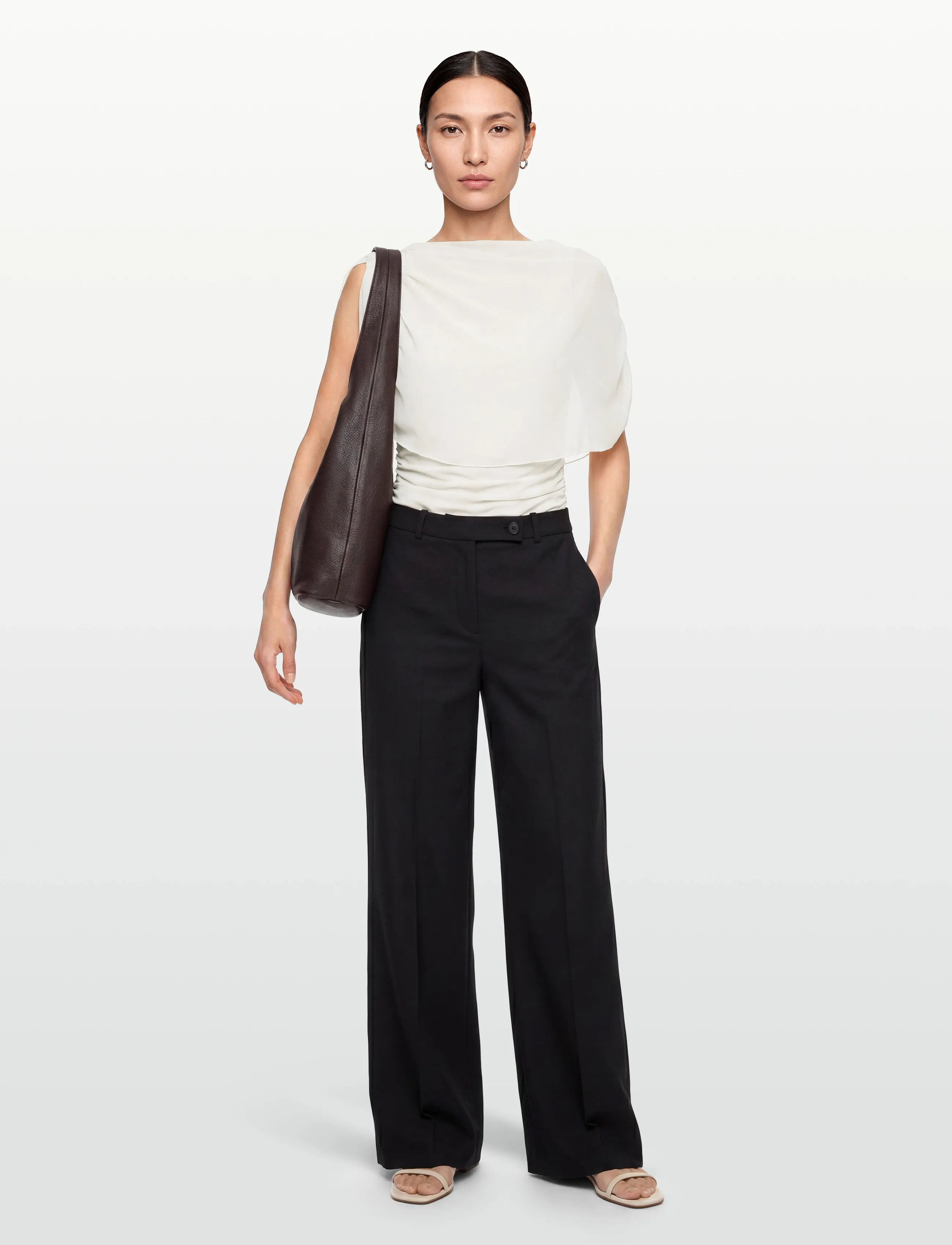 Vila Vilissy S/L Mesh Top, L, T-shirts & Oberteile, Creme - Sleeveless, Frauen