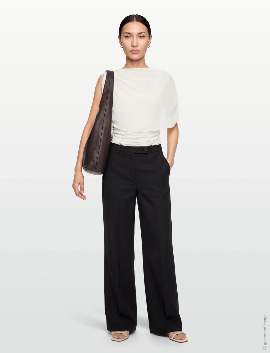 Vila - VILISSY S/L MESH TOP - Ärmellose tops - cloud dancer - 0