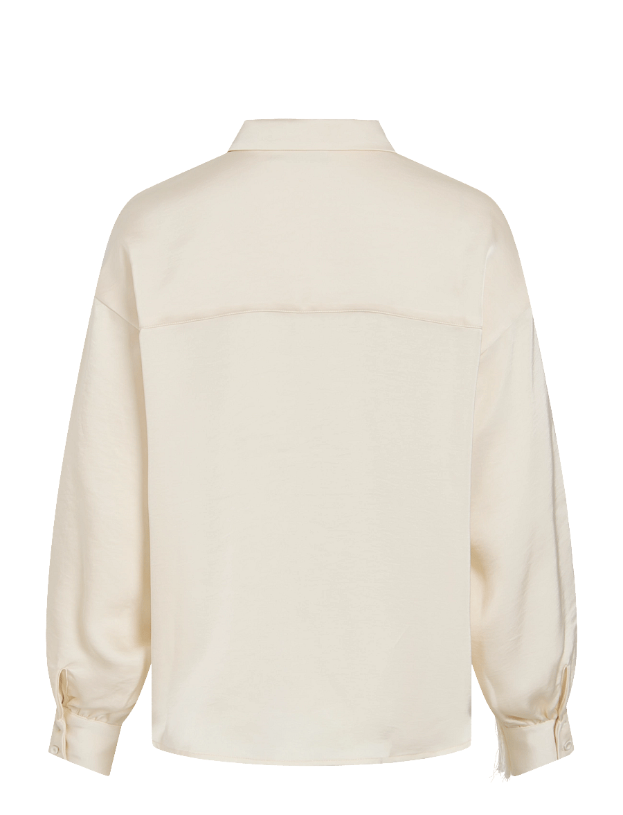 Vila - VIRALFINE L/S SHIRT - langärmlige hemden - birch - 2