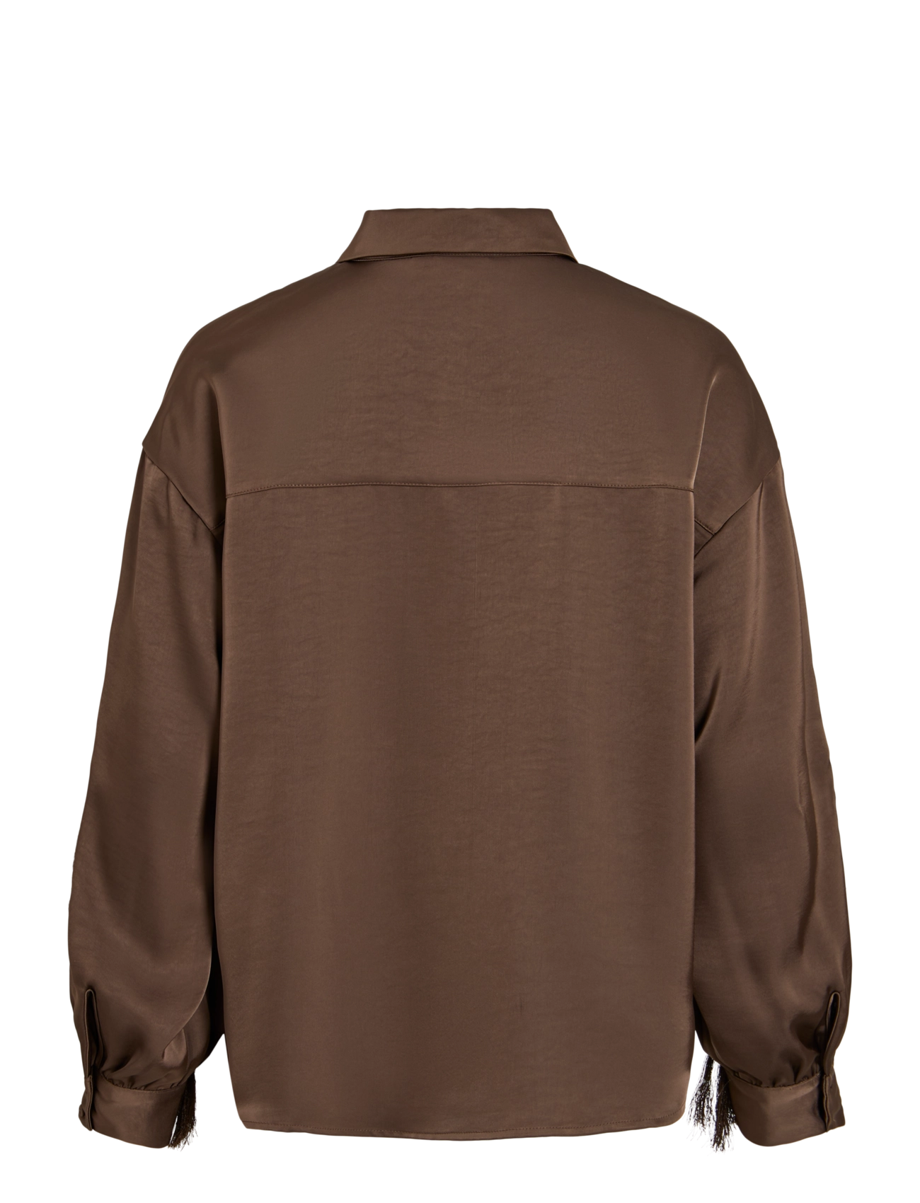 Vila - VIRALFINE L/S SHIRT - langärmlige hemden - coffee bean - 2