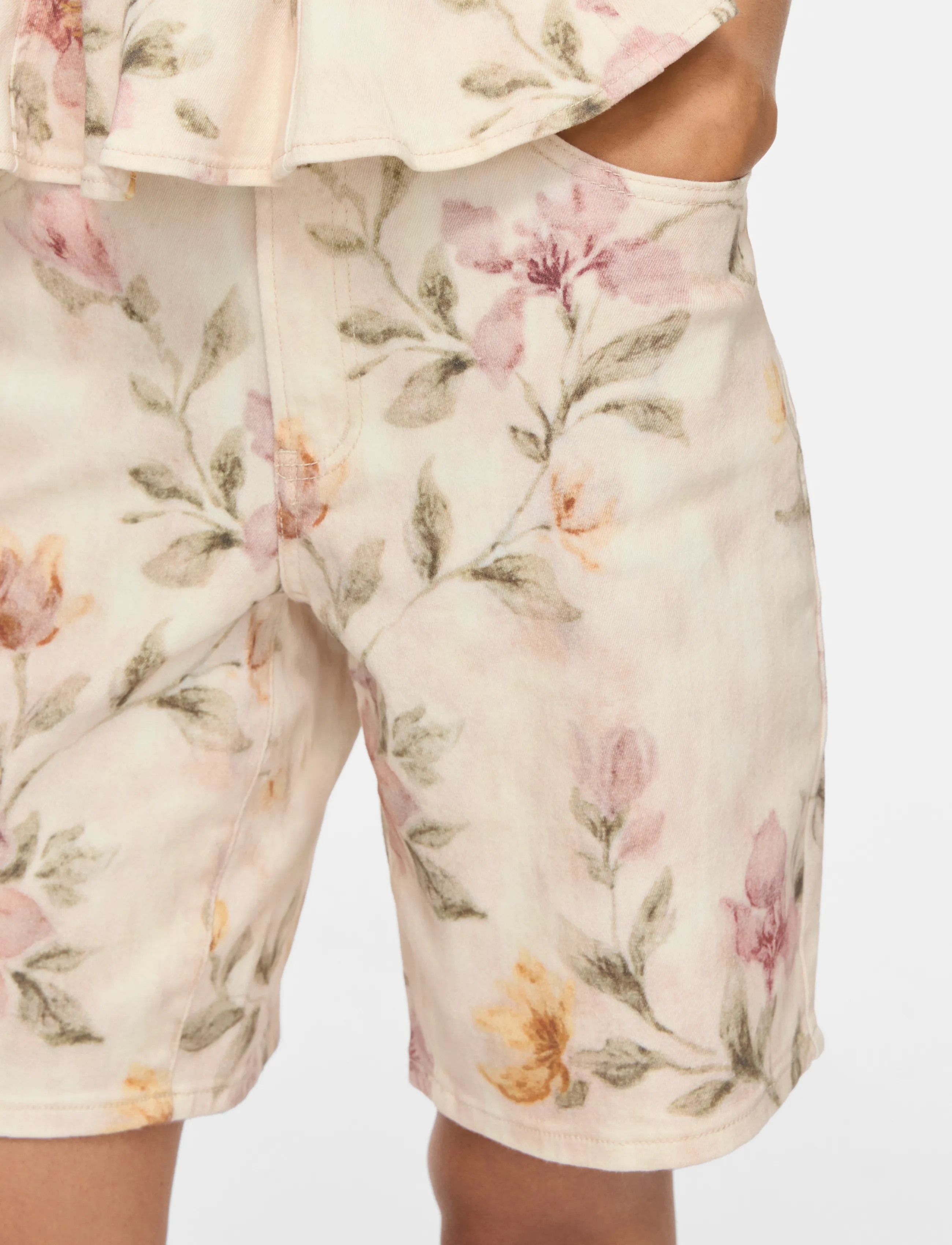 Vila - VICHIA RW BERMUDA SHORTS - jeansshorts - birch - 5
