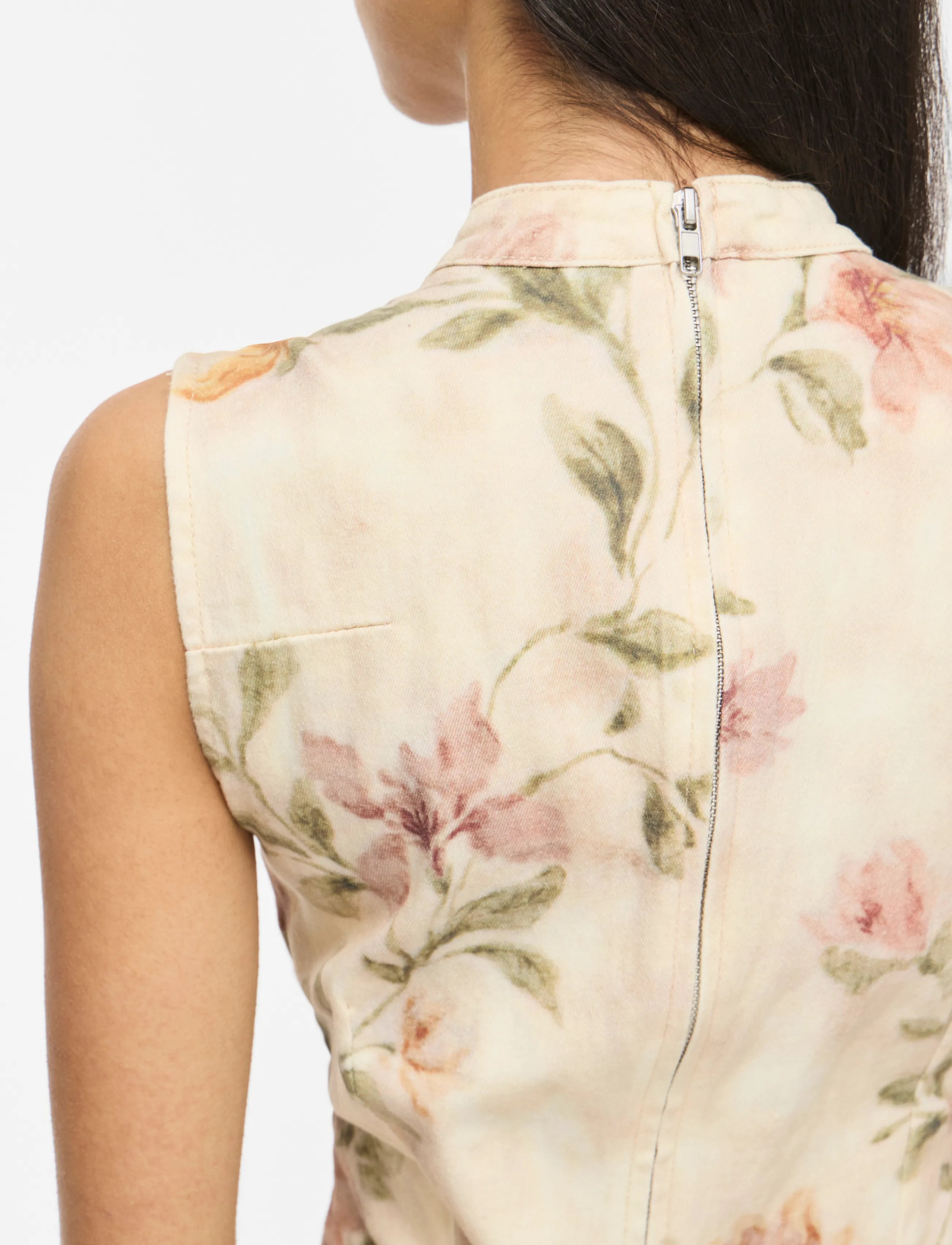 Vila - VICHIA S/L O-NECK MIDI DRESS - sommarklänningar - birch - 5