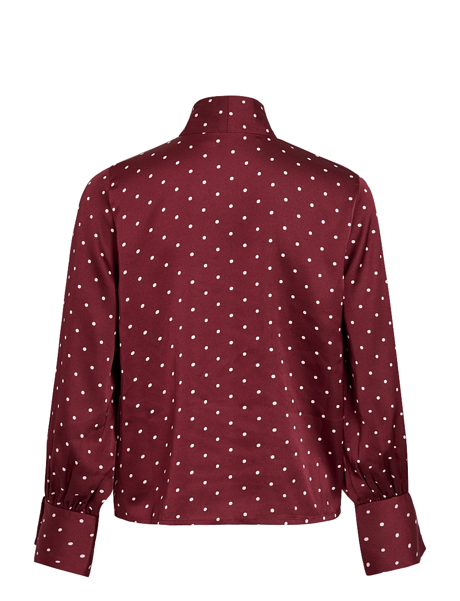 Vila - VIALBERTE L/S TOP - pikkade varrukatega pluusid - port royale - 1