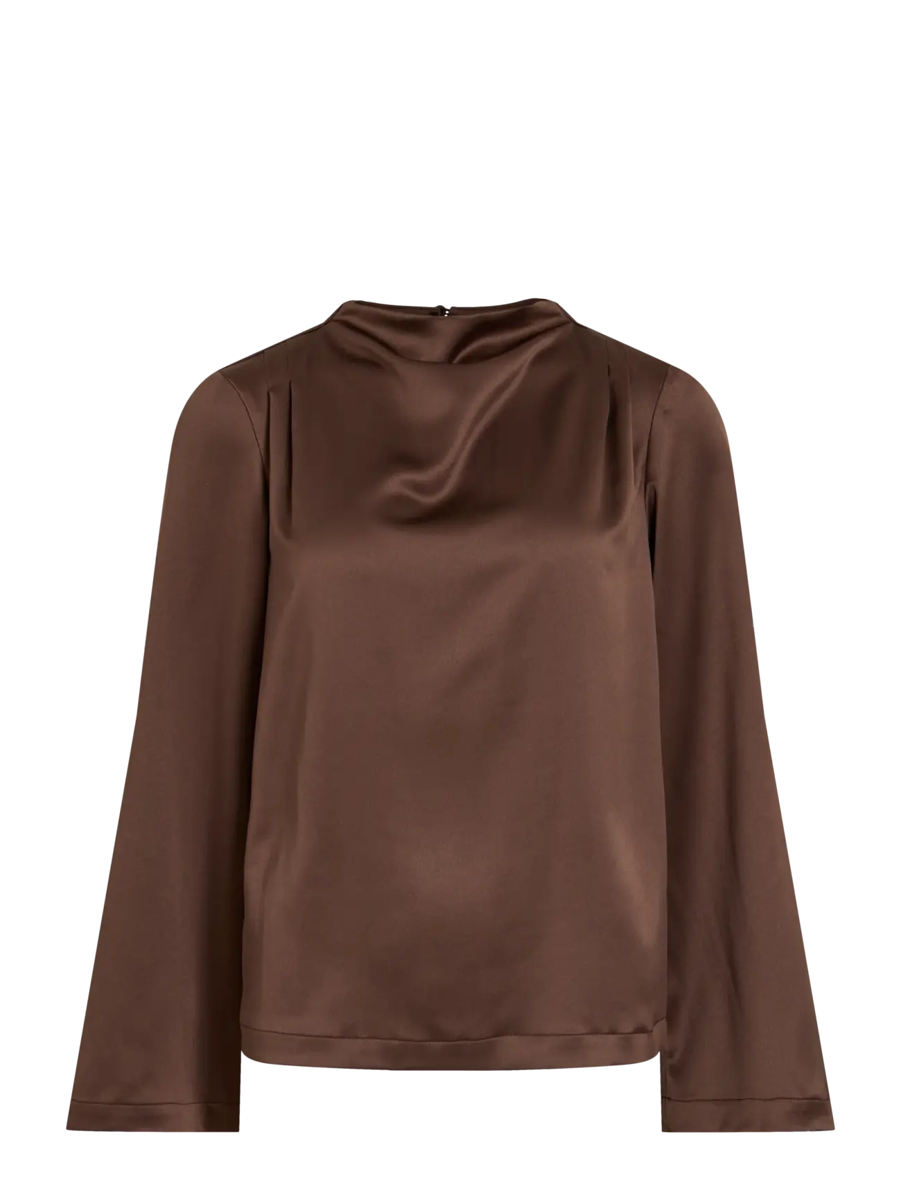 Vila VILANNA HIGH NECK TOP/KA - Vila - COFFEE BEAN / brown