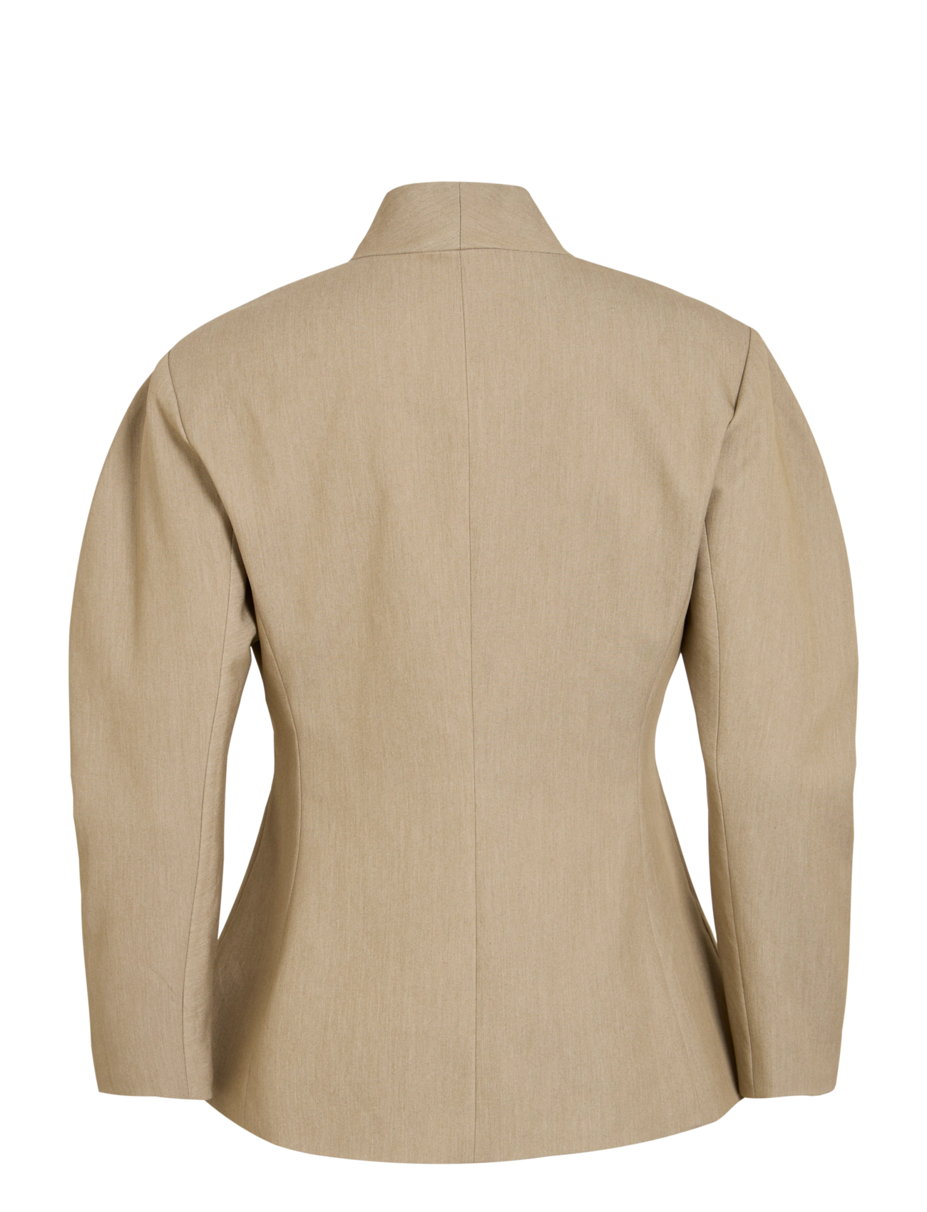 Vila - VIEPONINE L/S BLAZER - single breasted blazers - natural melange - 1