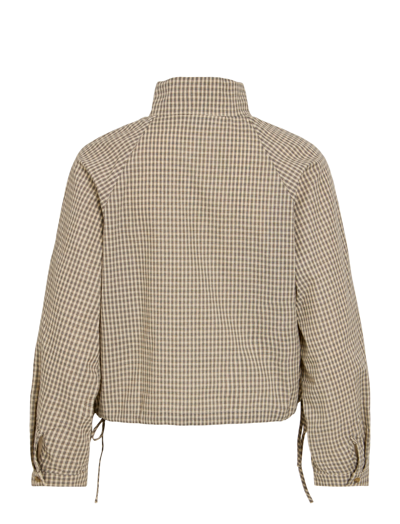 Vila - VISALINA L/S HIGH NECK SHIRT - pikkade varrukatega särgid - birch - 1