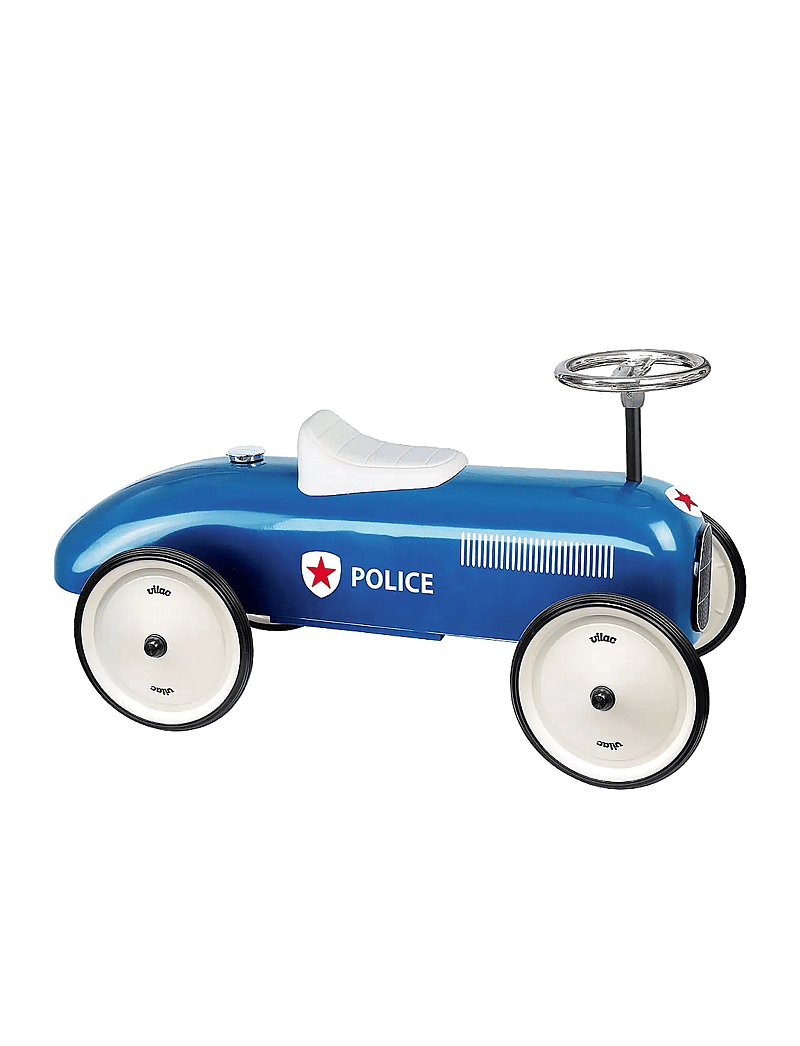 Vilac - Vintage Ride-On Car - Police - pealistutavad mänguasjad - blue - 1