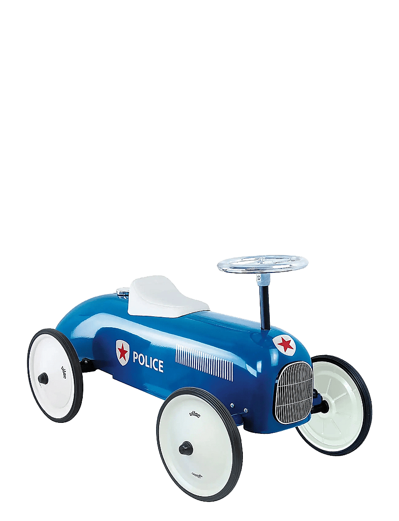 Vilac - Vintage Ride-On Car - Police - pealistutavad mänguasjad - blue - 3