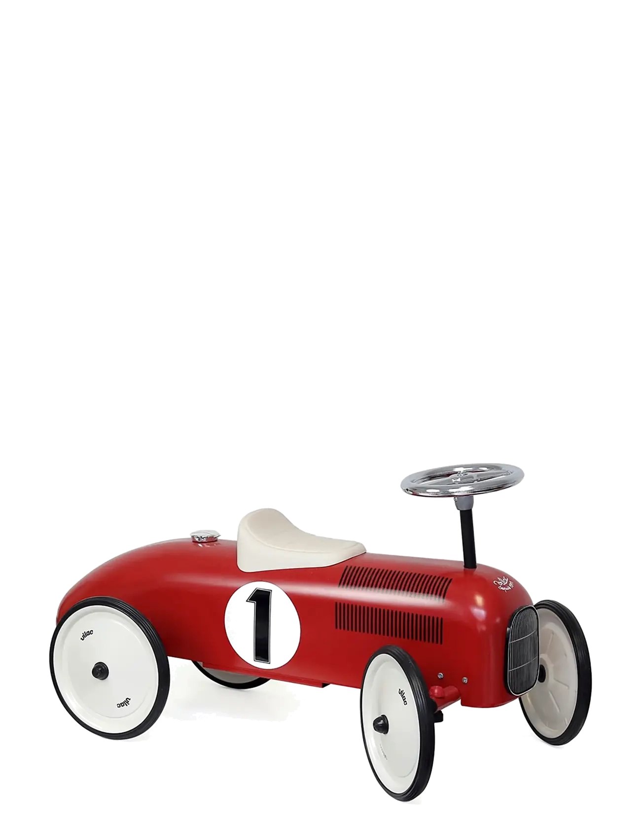 Vilac Vintage Ride-on Car - Red & Cream - Kinder - RED / red