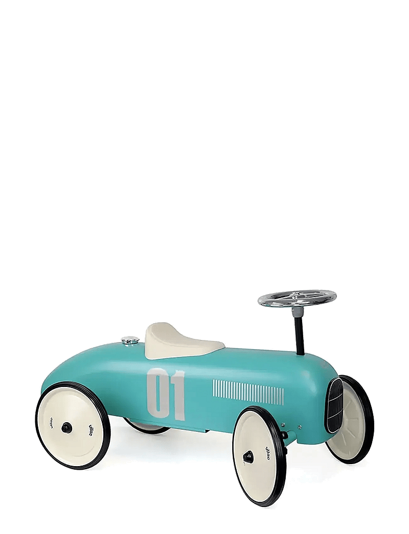 Vilac - Ride-On - Metal Vintage Car - Blue Aqua - pealistutavad mänguasjad - turquoise - 1