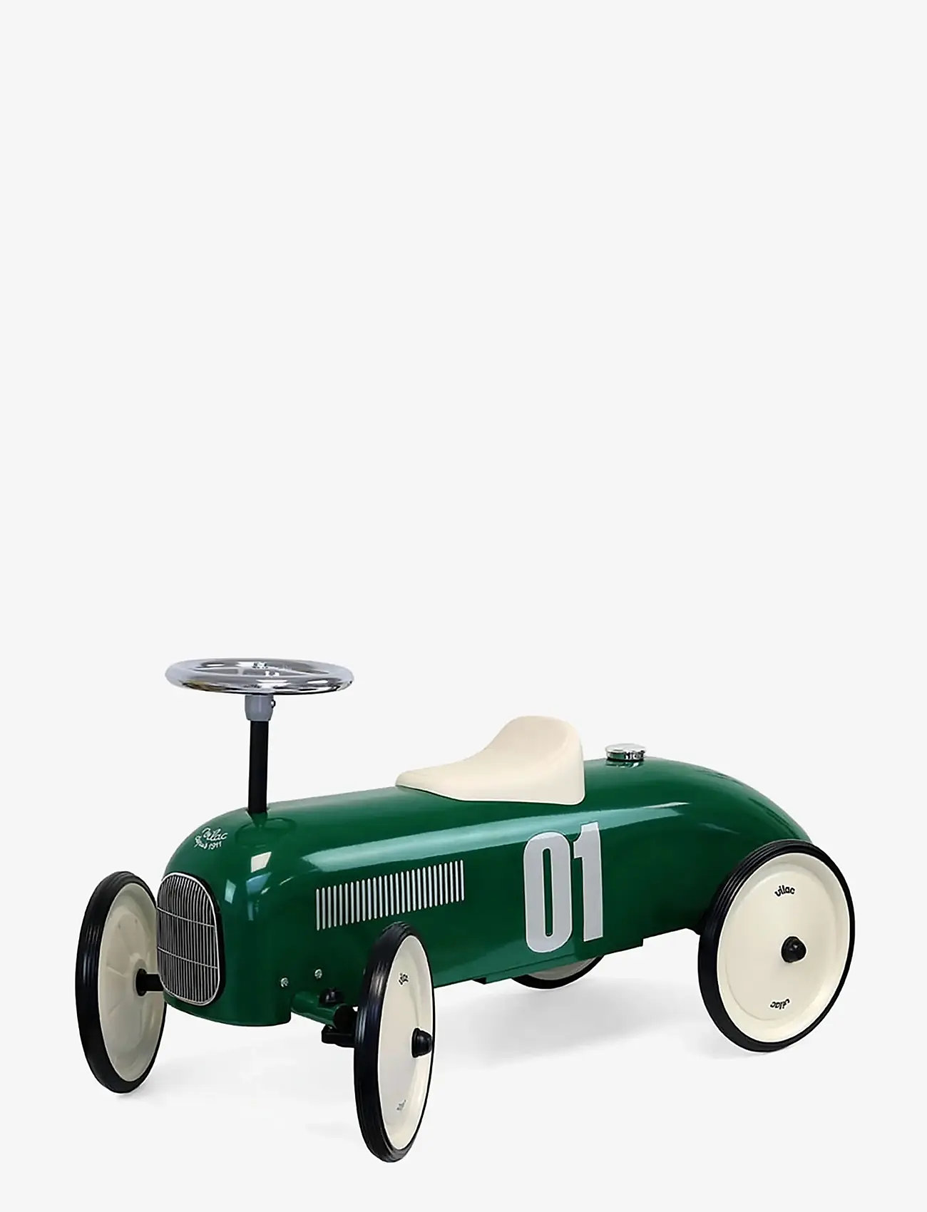Vilac - Vintage Ride-on Car - British Green - gåbiler - british green - 2