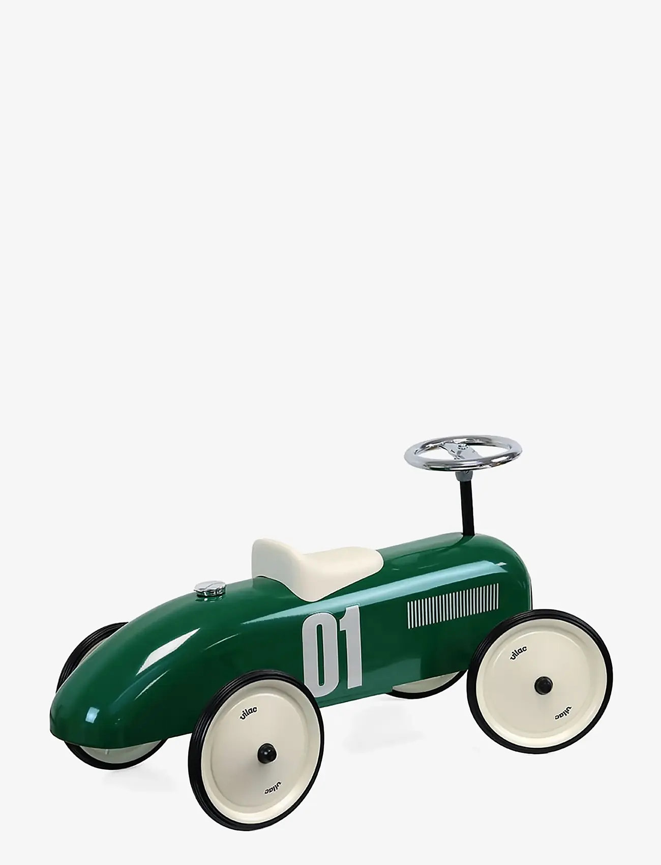 Vilac - Vintage Ride-on Car - British Green - gåbiler - british green - 3