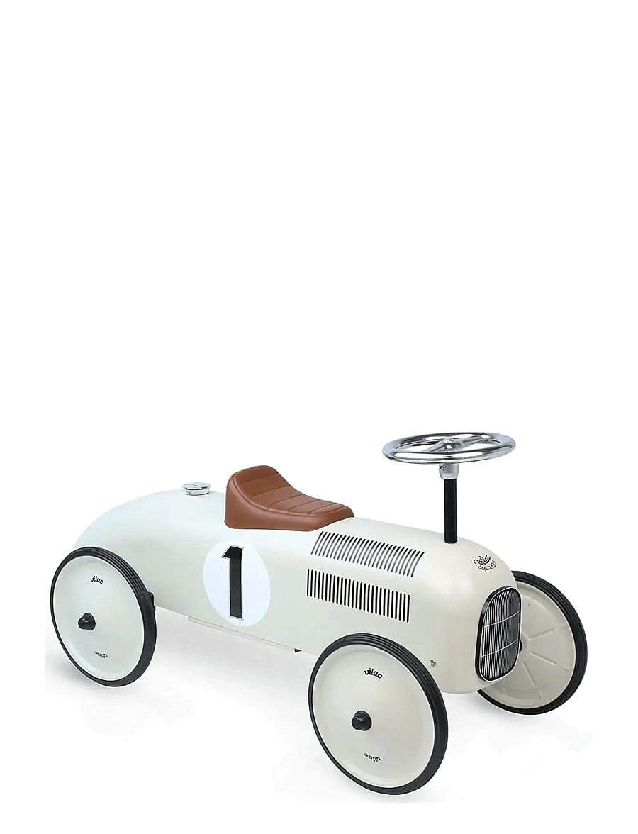 Vilac - White metal car - aufsitzspielzeug - white - 1