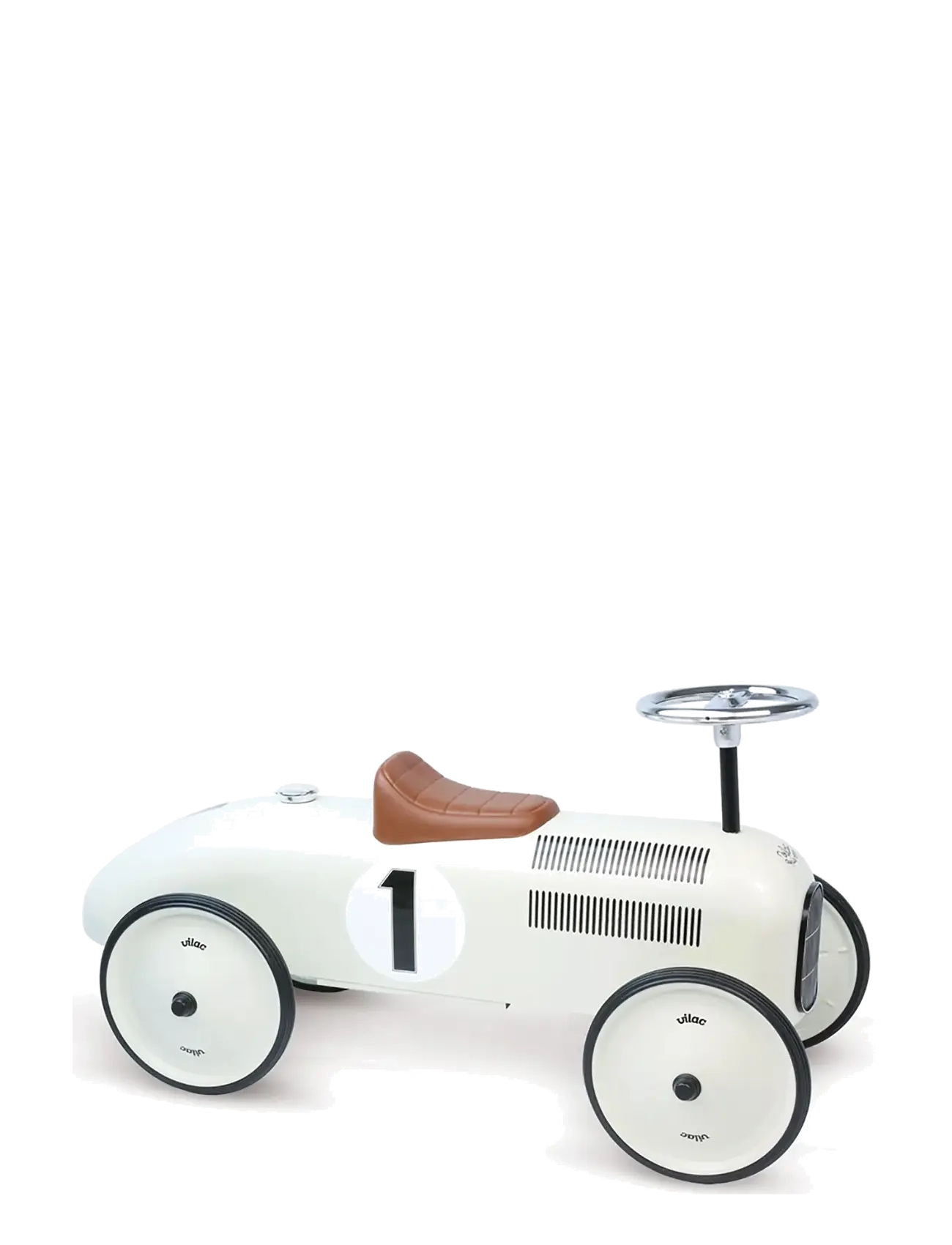 Vilac - White metal car - ratsastettavat lelut - white - 2