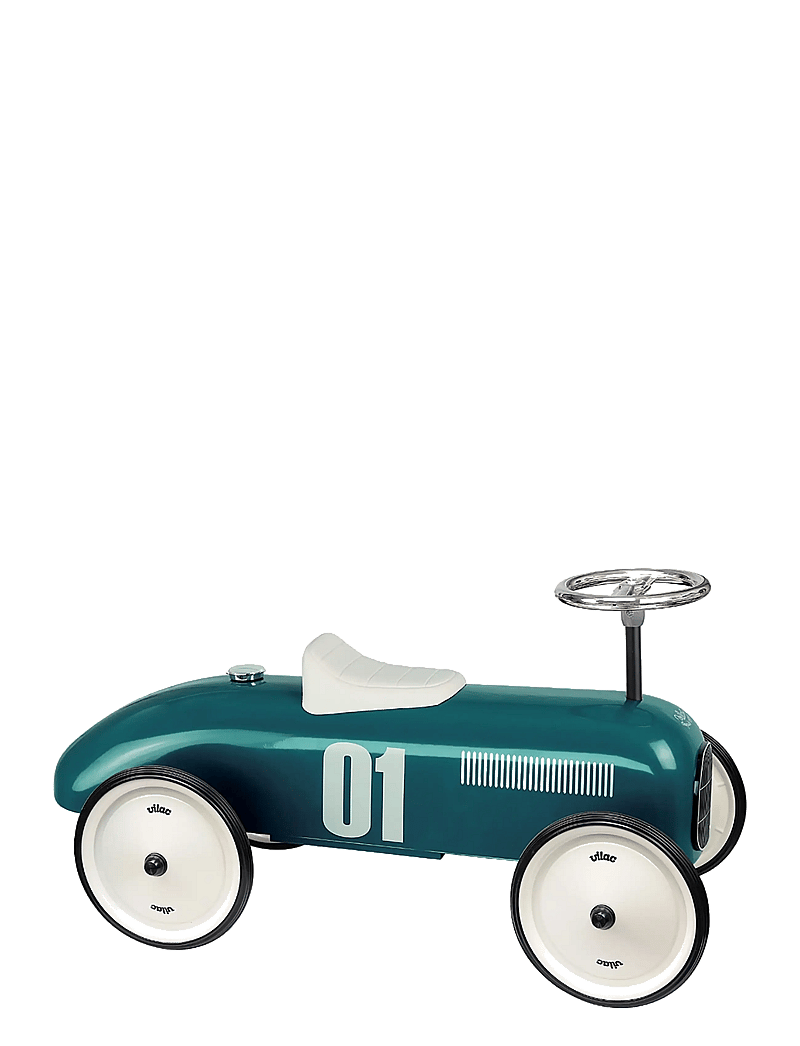 Vilac - Blue vintage car - petroleum - 0