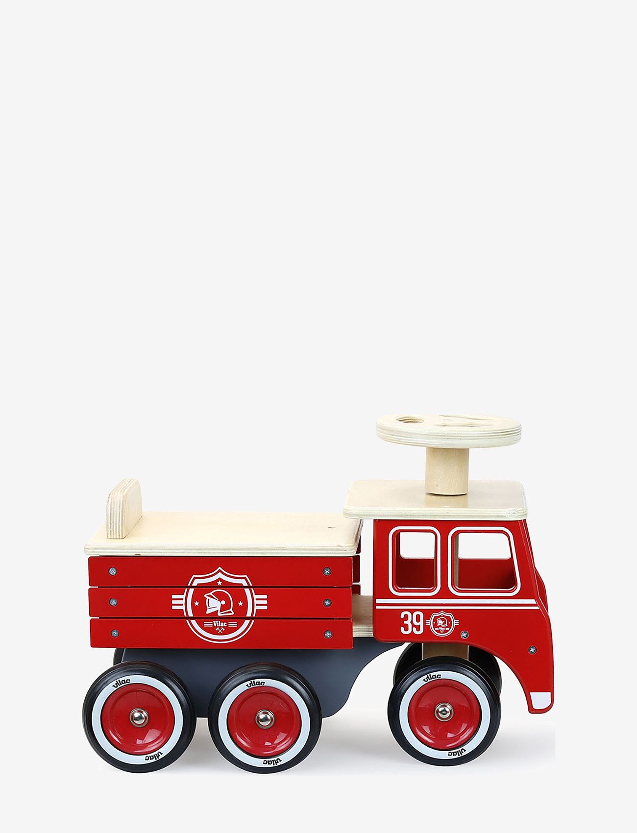 Vilac - Ride-On Firetruck - brandbilar - red - 0