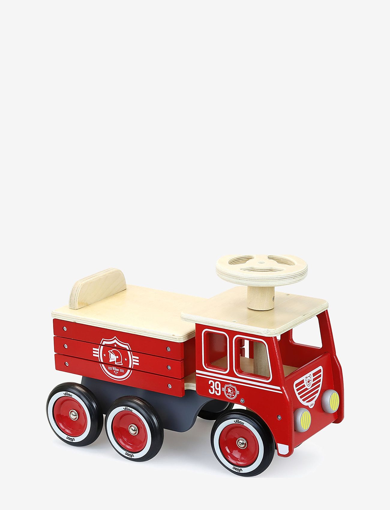 Vilac - Ride-On Firetruck - brandbilar - red - 1