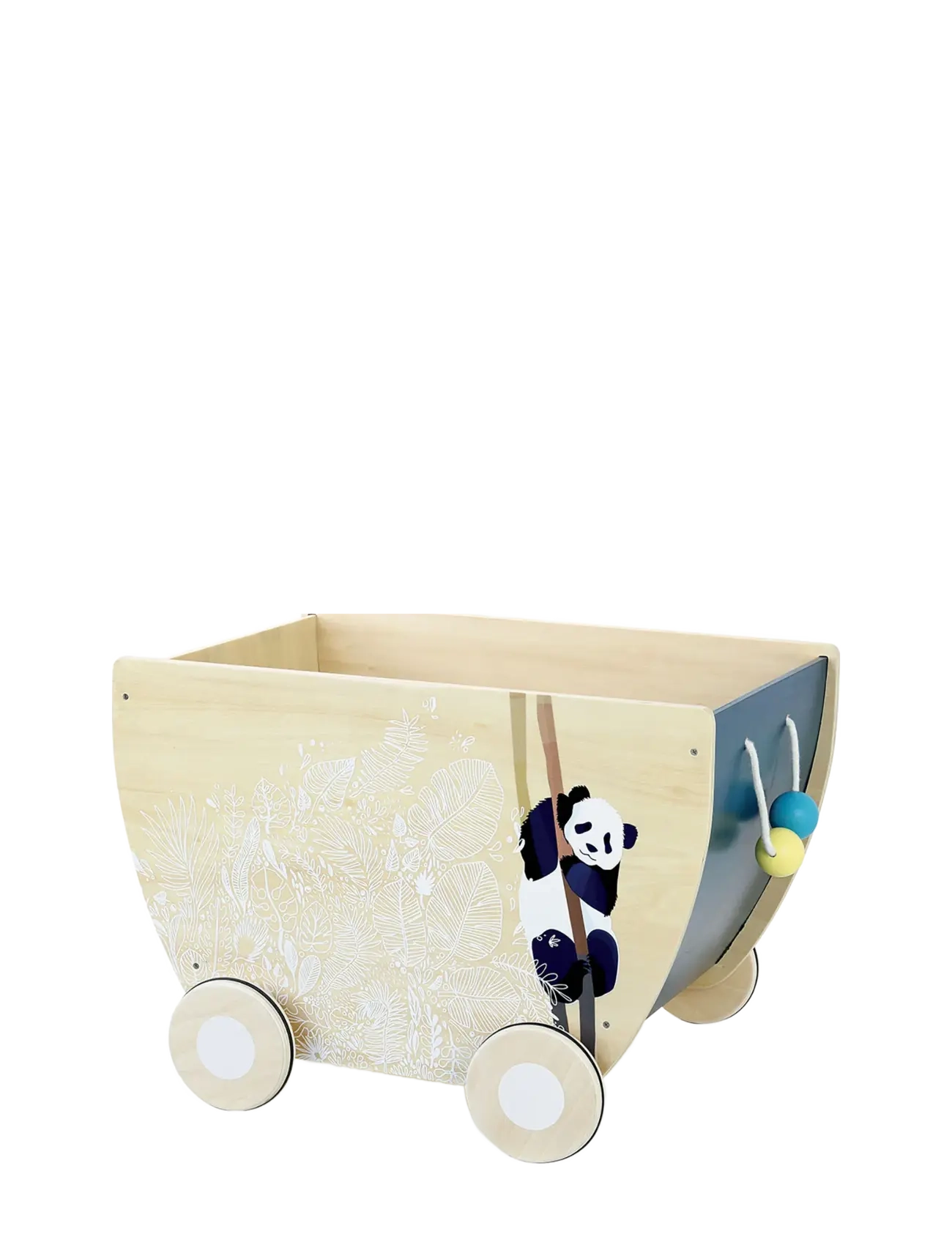 Vilac Toy Box Cart, Opbevaringskurv, Beige, Str: ONE SIZE