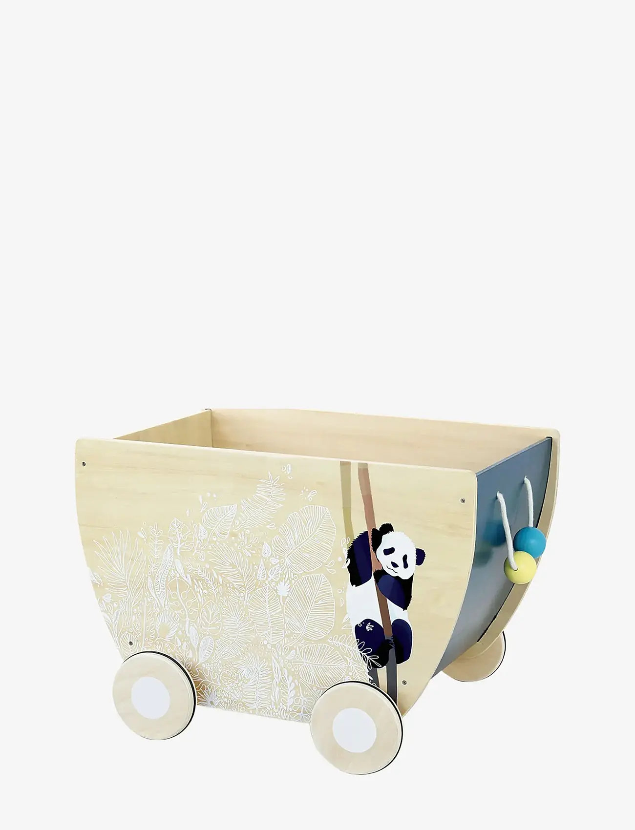 Vilac - Toy box cart - förvaringslådor - nature - 1
