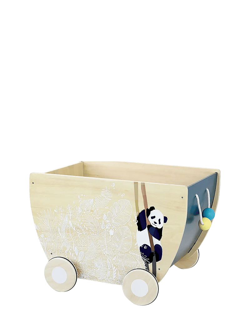 Vilac - Toy box cart - aufbewahrungsboxen - nature - 1