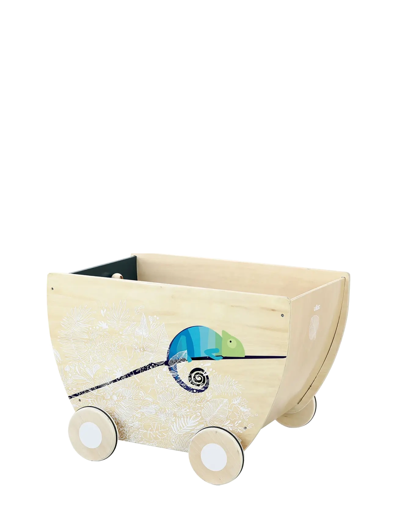 Vilac - Toy box cart - förvaringslådor - nature - 2