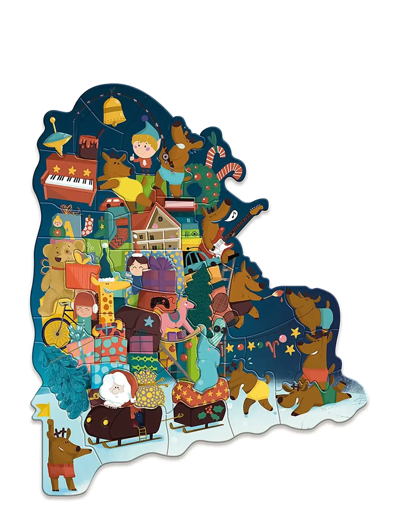 Vilac - Advent Calendar - Advent Tower with Magnetic Puzzle 48 pcs - multi - 2