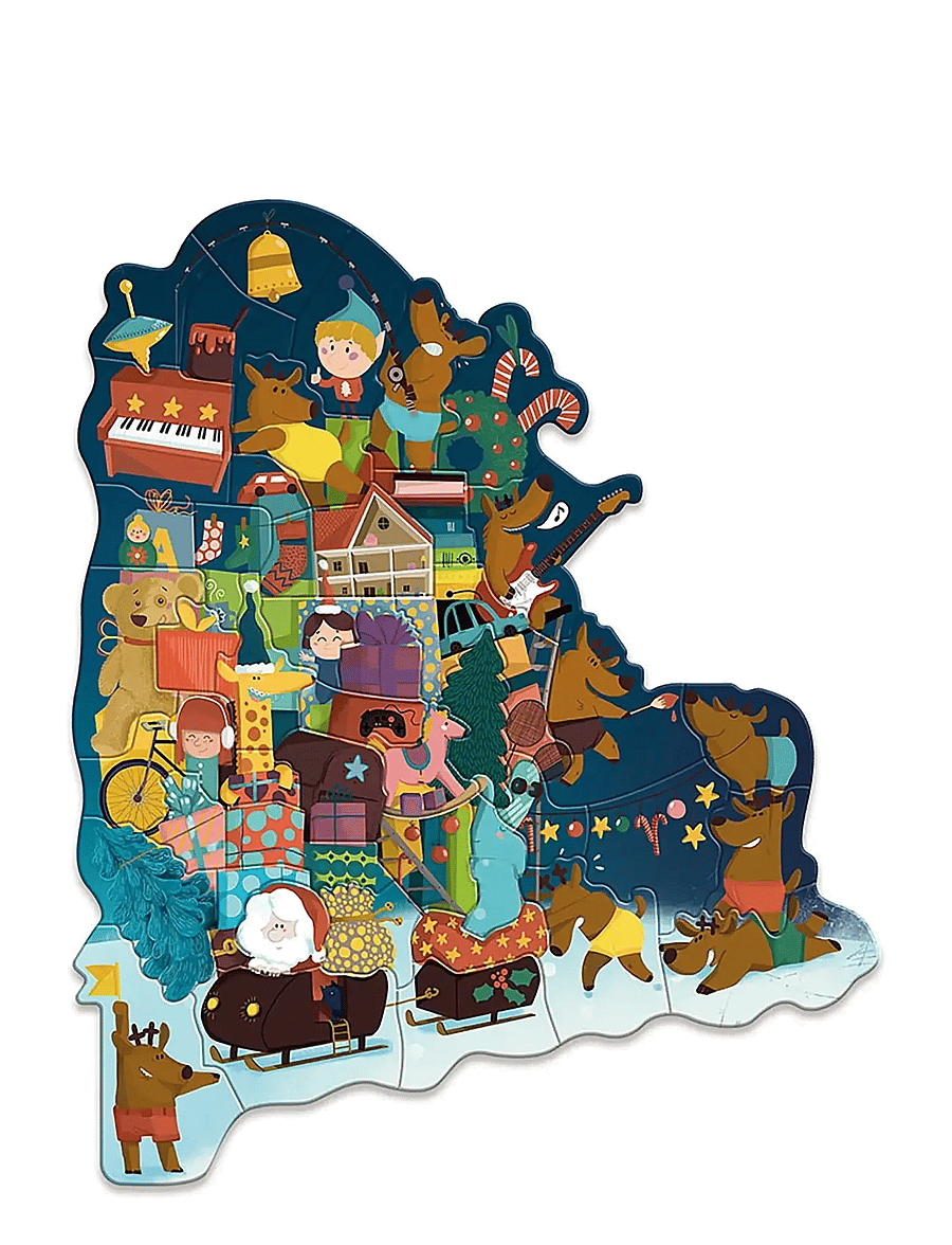 Vilac - Advent Calendar - Advent Tower with Magnetic Puzzle 48 pcs - multi - 2
