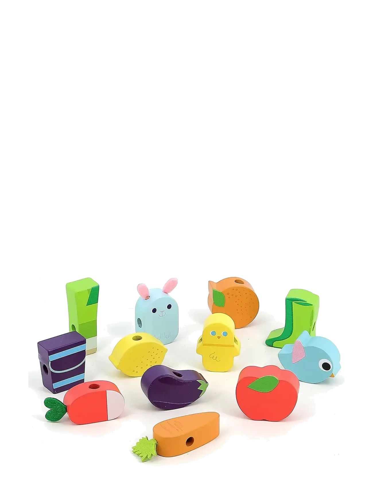 Vilac - Large Beads Set - Vegetable Garden - leksaksmat & leksakstårtor - multi - 1