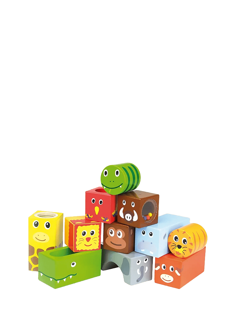 Vilac - Savanna musical blocks - stapelklötze - multi - 1