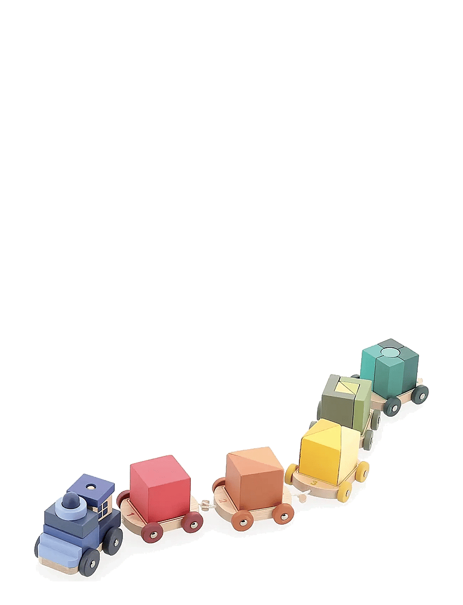 Vilac - My Little Cube Train - ziehspielzeug - multi - 0