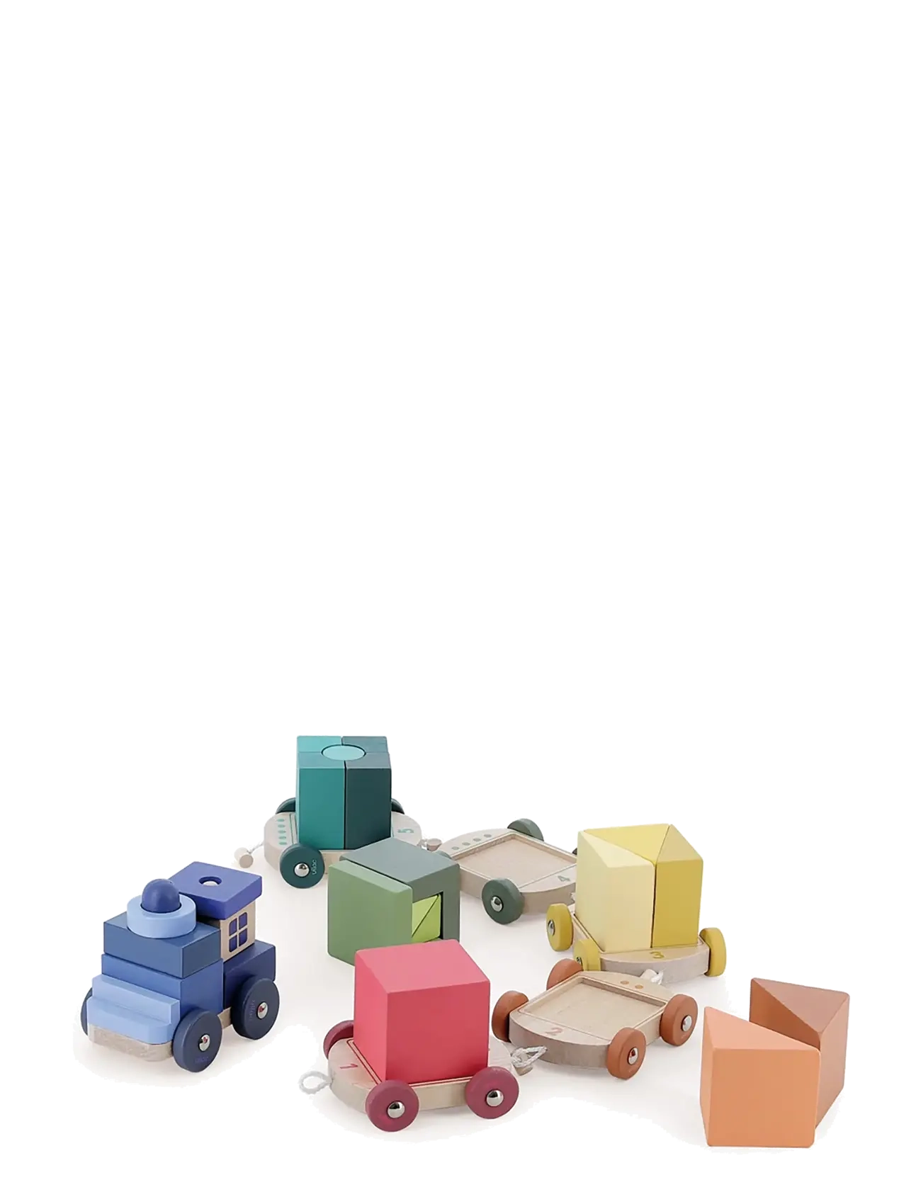 Vilac - My Little Cube Train - ziehspielzeug - multi - 2