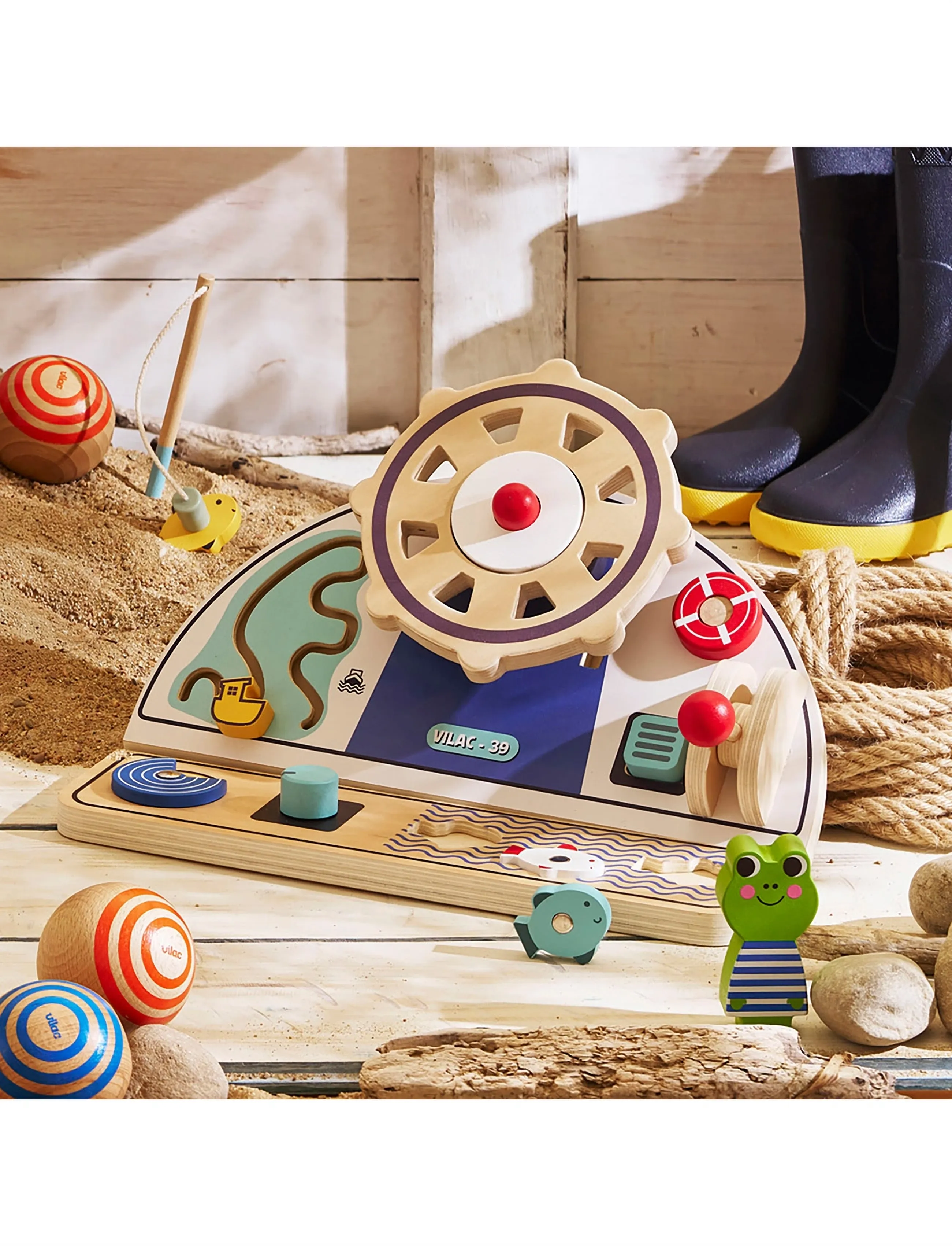 Vilac - Activity Toy - My First Boat - interaktiivsed mänguasjad - multi - 0