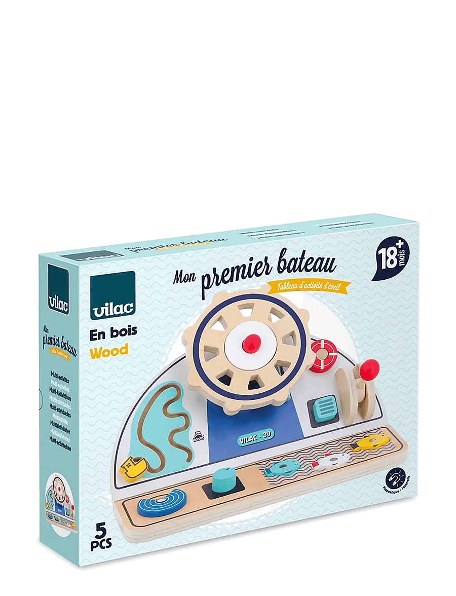 Vilac - Activity Toy - My First Boat - interaktiivsed mänguasjad - multi - 2
