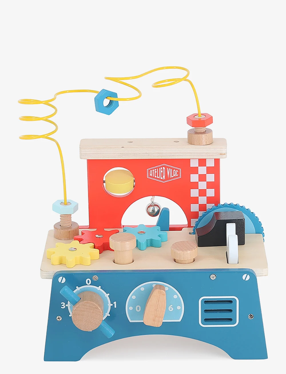 Vilac - Workbench for Children - mänguasjade tööriistad - blue - 0