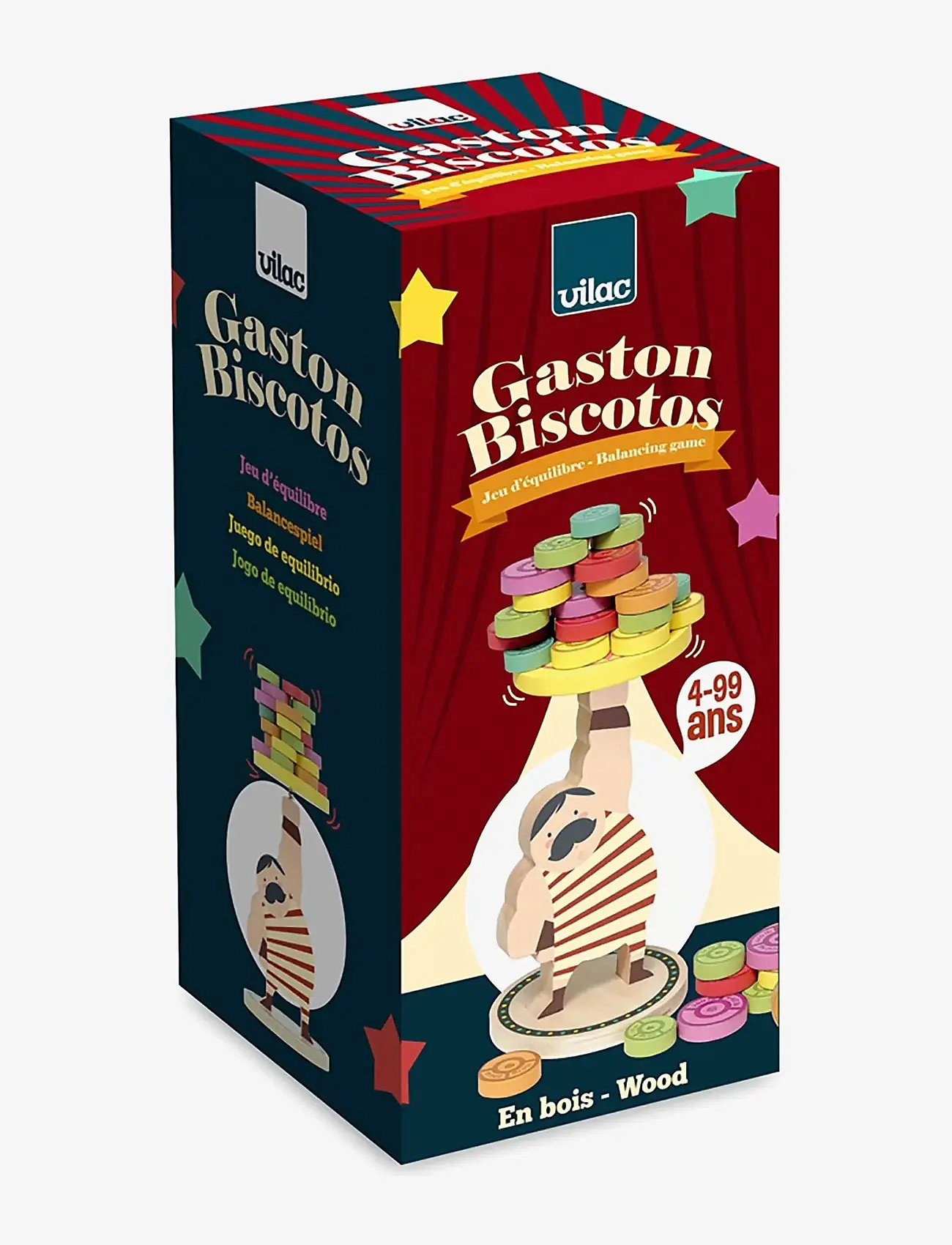 Vilac - Balancing Game - Gaston Biscotos - multi - 4