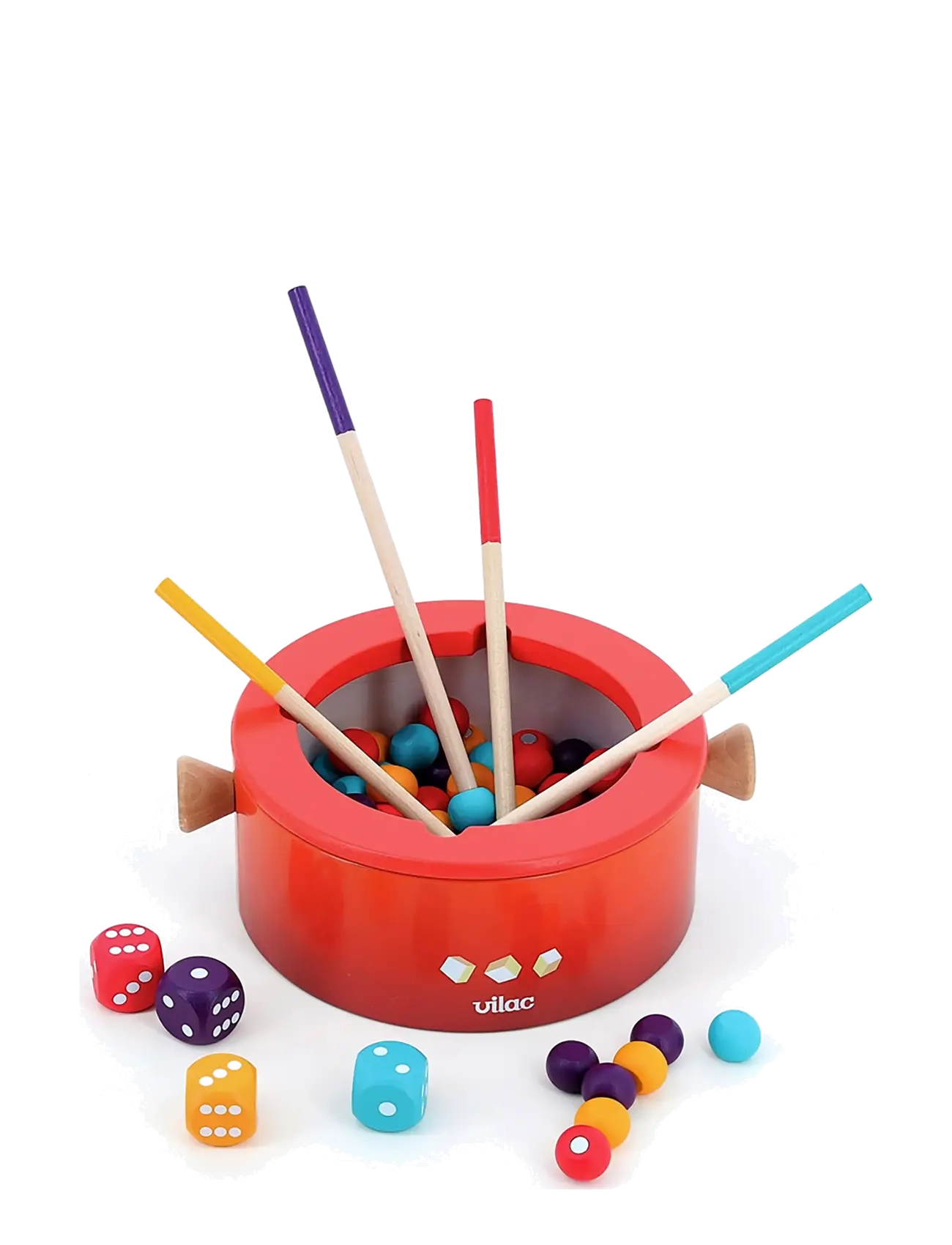 Vilac - Game - The Fondue Pot - Piquepique - red - 2