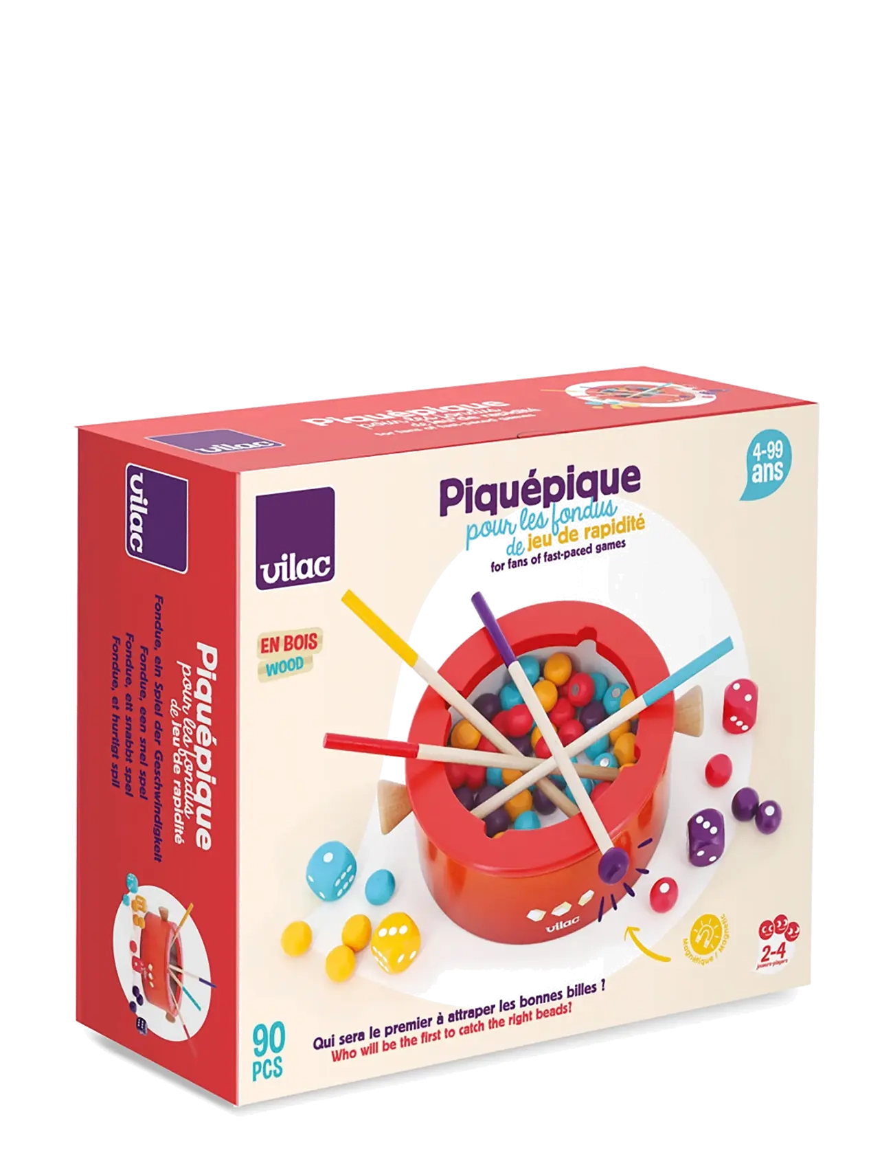 Vilac - Game - The Fondue Pot - Piquepique - red - 3