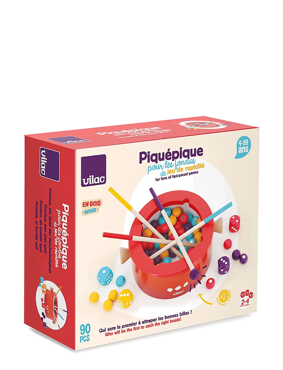 Vilac - Game - The Fondue Pot - Piquepique - red - 3