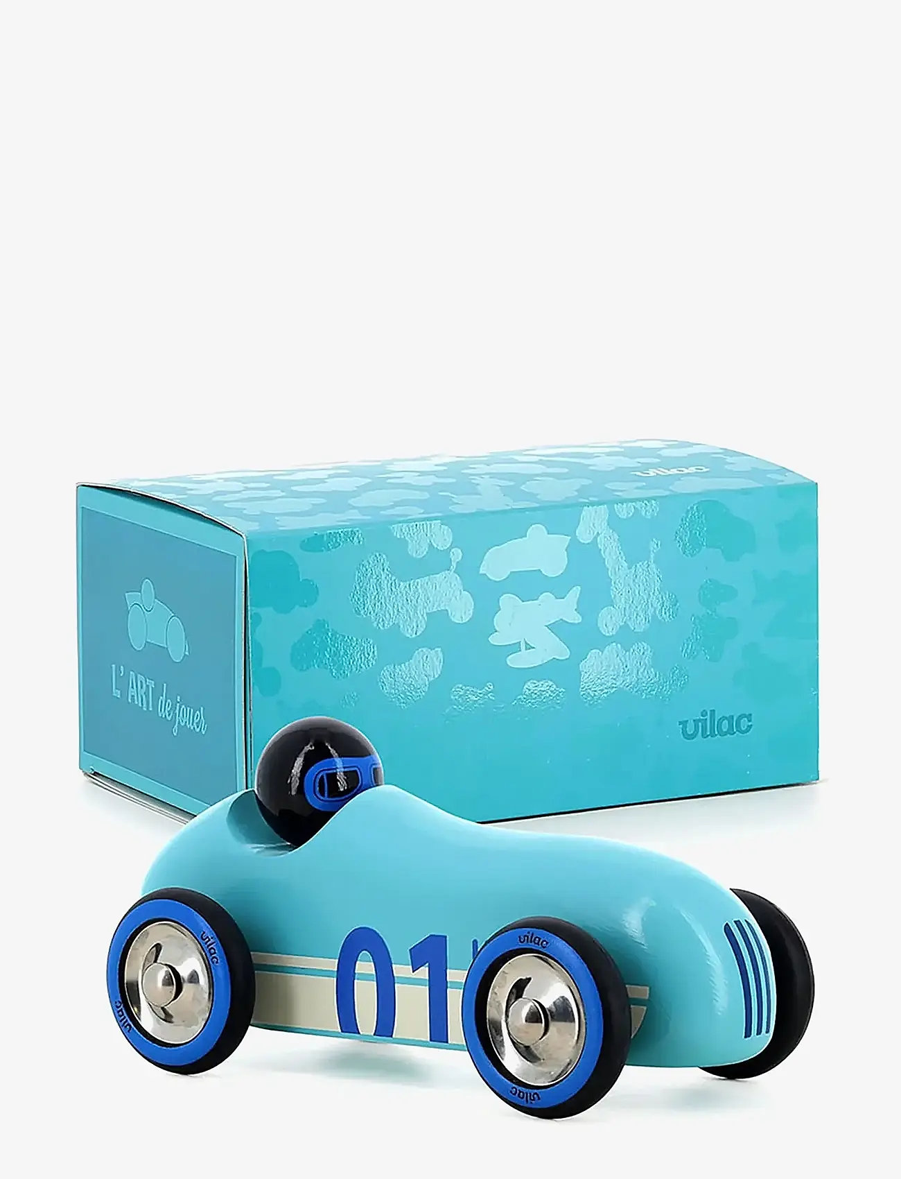 Vilac - Vintage Roadster - Old Sport Turquoise - leksaksbilar - turquoise - 2