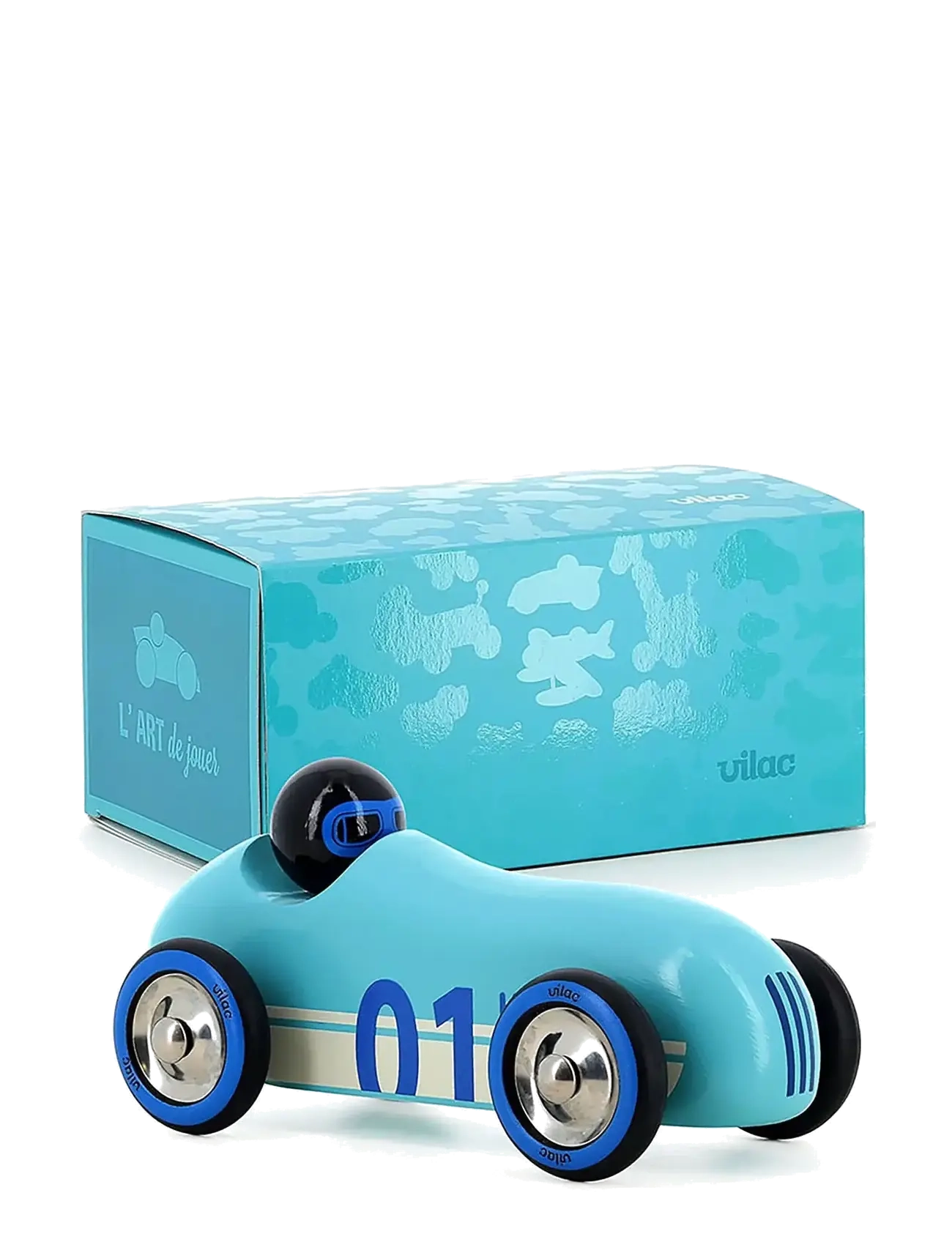 Vilac - Vintage Roadster - Old Sport Turquoise - leikfangabílar - turquoise - 2