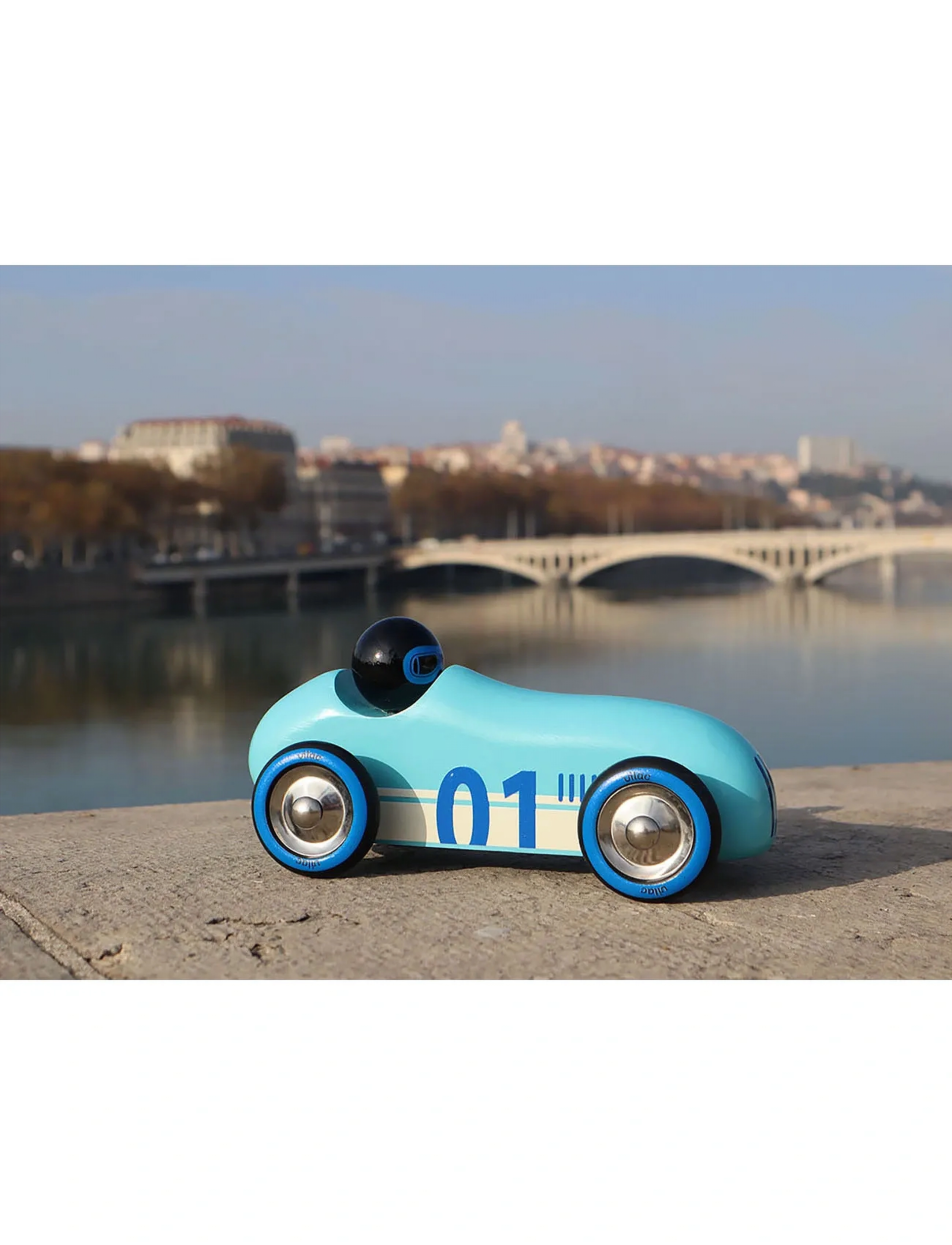 Vilac - Vintage Roadster - Old Sport Turquoise - leikfangabílar - turquoise - 3