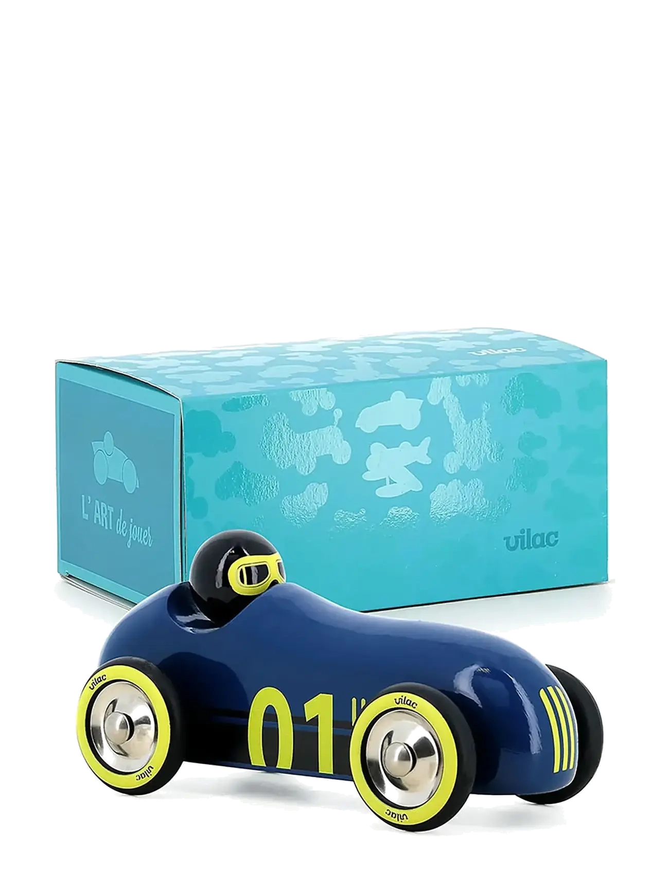 Vilac - Vintage Roadster - Old Sport Midnight Blue - leikfangabílar - navy - 2