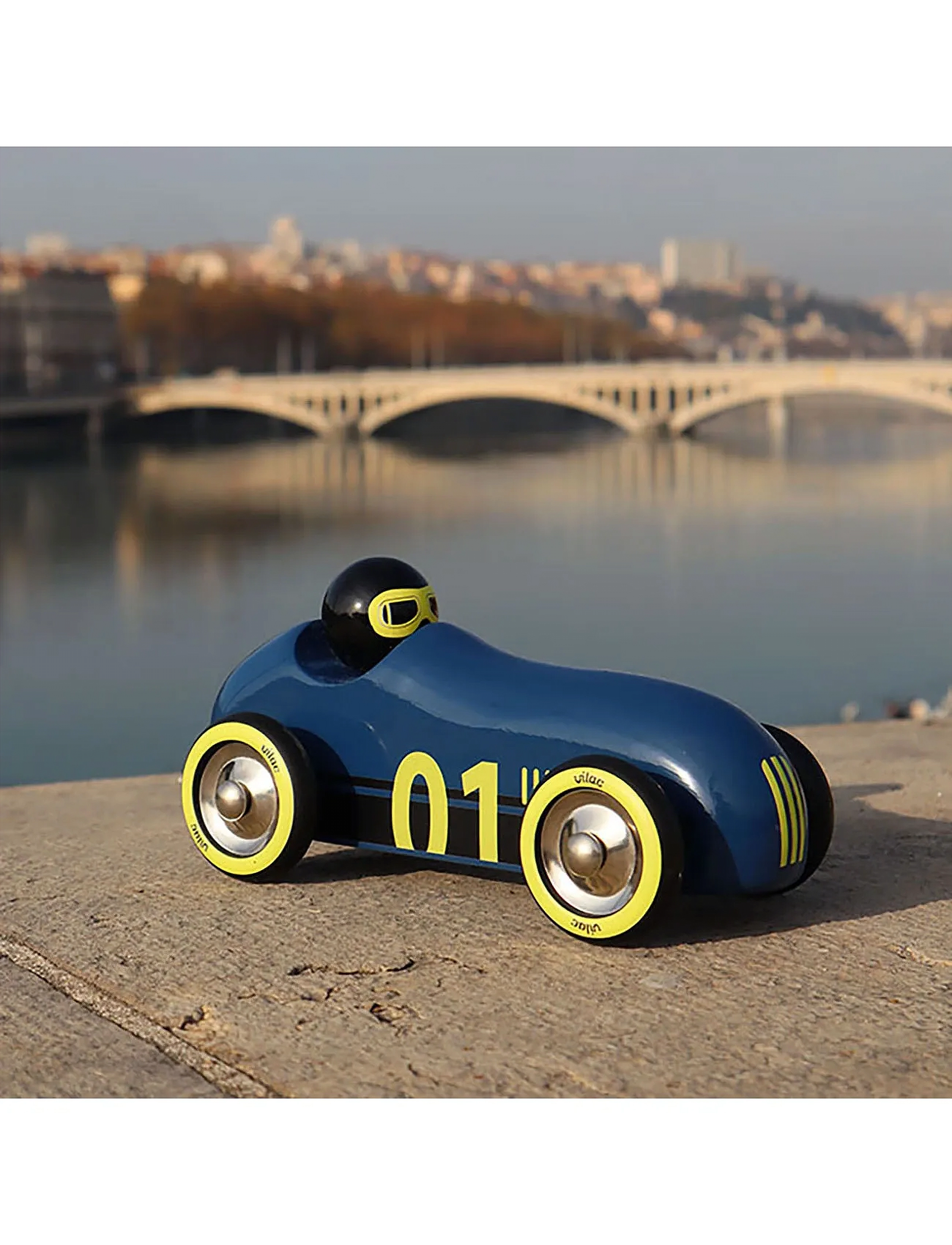 Vilac Vintage Roadster Old Sport Midnight Blue, One Size, Toy Cars, Marineblau - Other Kinder