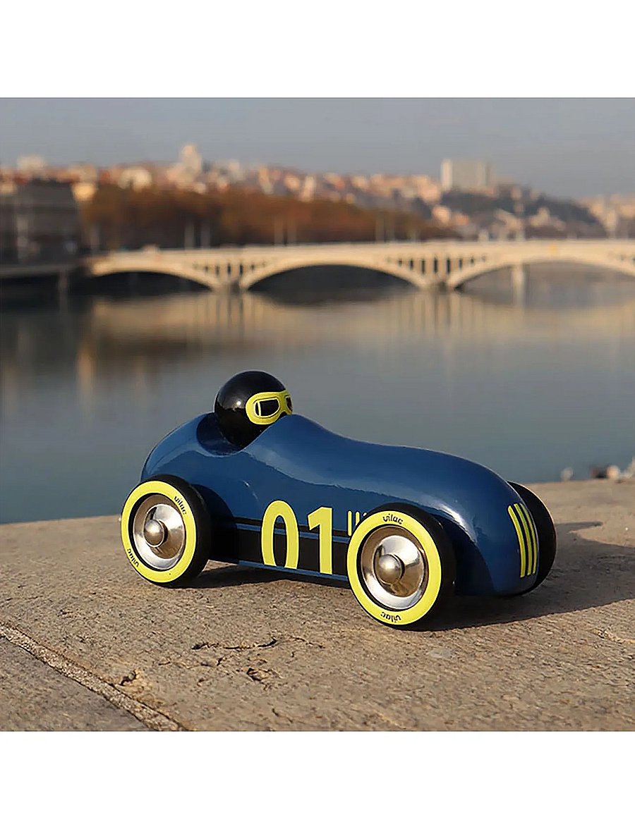 Vilac - Vintage Roadster - Old Sport Midnight Blue - mänguautod - navy - 0