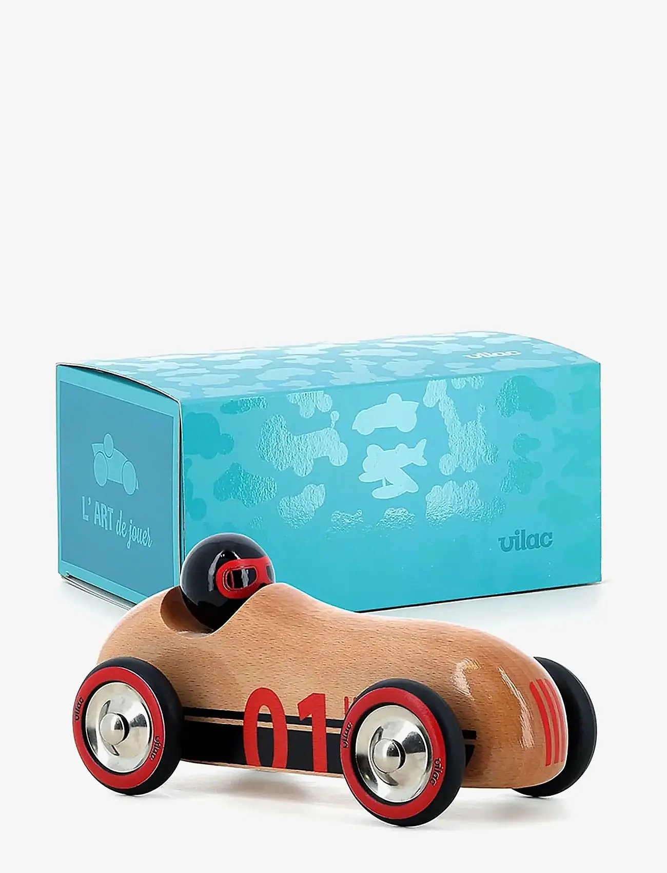 Vilac - Vintage Roadster - Old Sport Natural - mänguautod - brown - 2