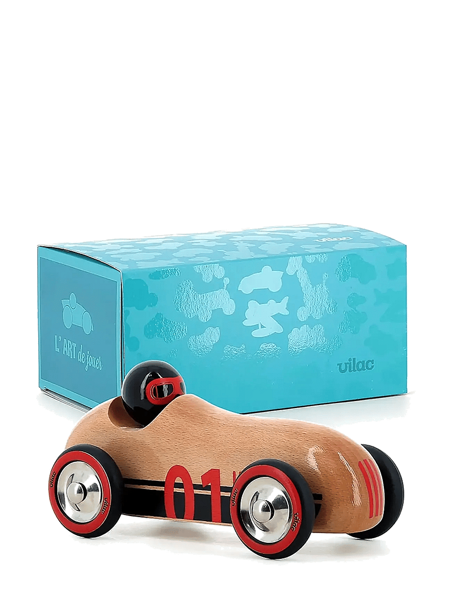 Vilac - Vintage Roadster - Old Sport Natural - spielzeugautos - brown - 2