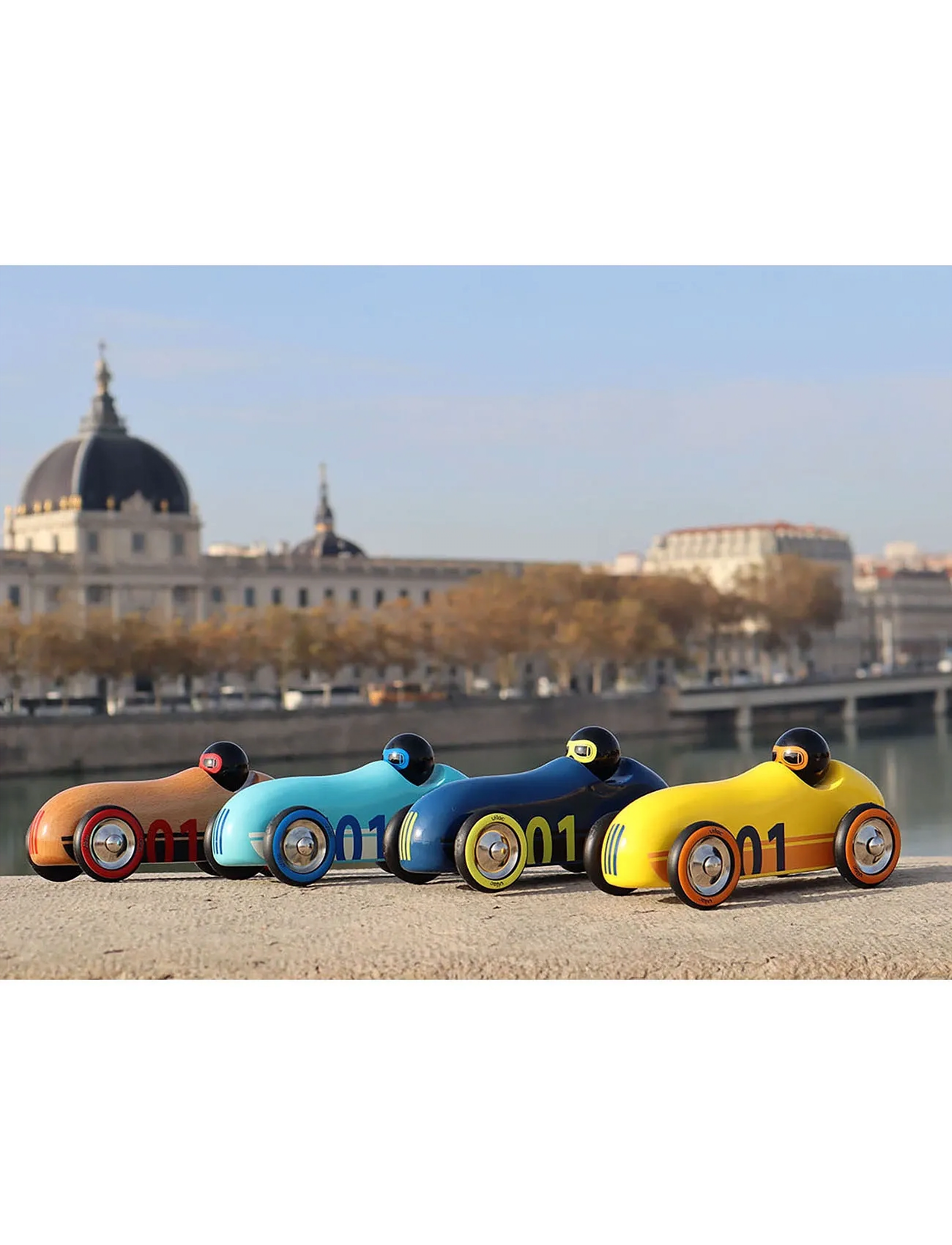 Vilac - Vintage Roadster - Old Sport Yellow - leksaksfordon & bilar - yellow - 3