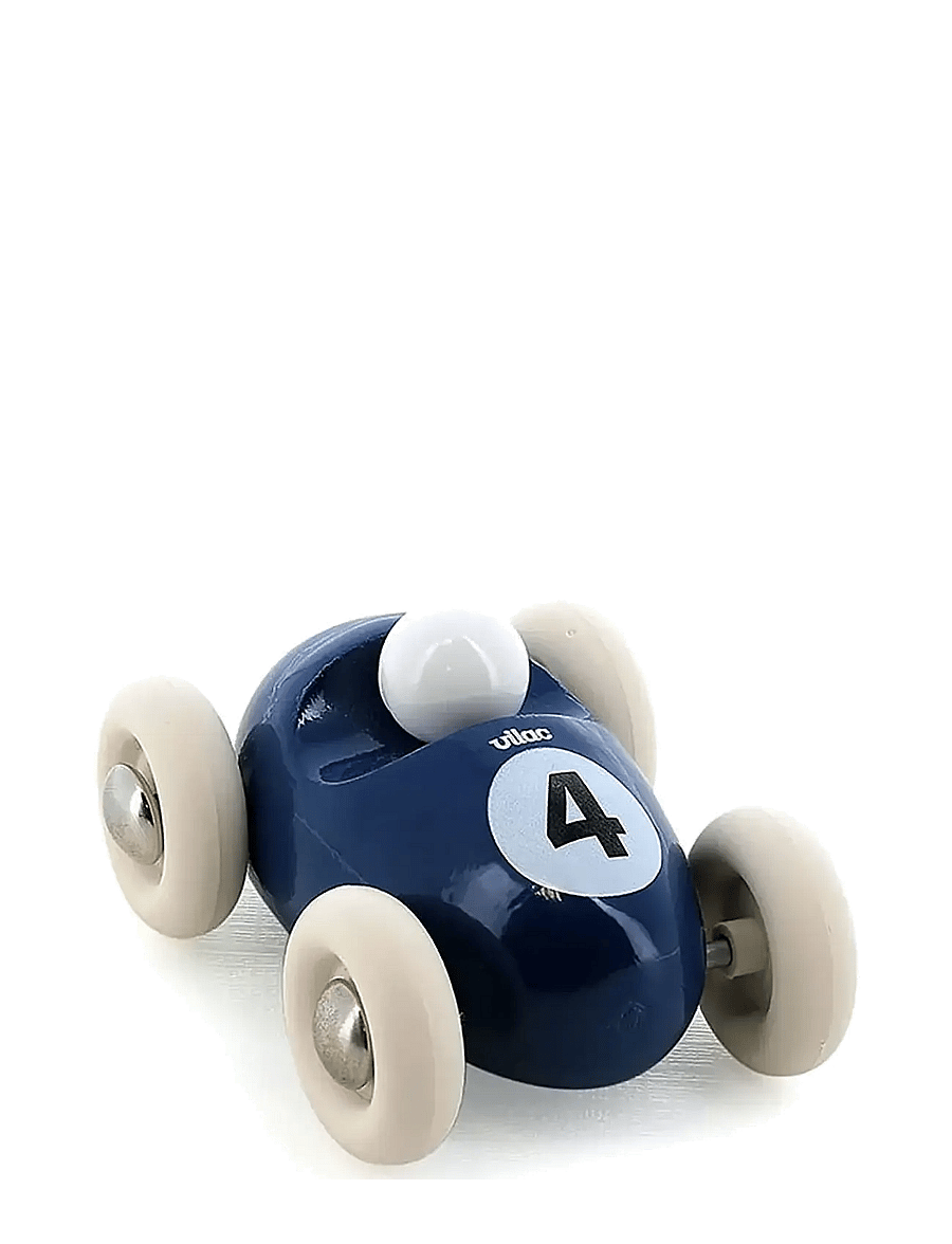 Vilac - Vintage Mini Roadster no 4 - Midnight Blue - spielzeugautos - navy - 0