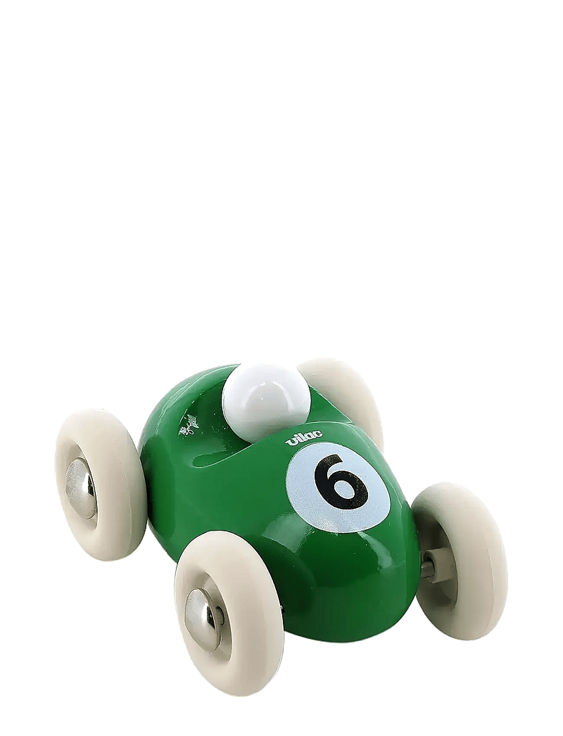 Vilac - Vintage Mini Roadster no 6 - Green - mänguautod - green - 0