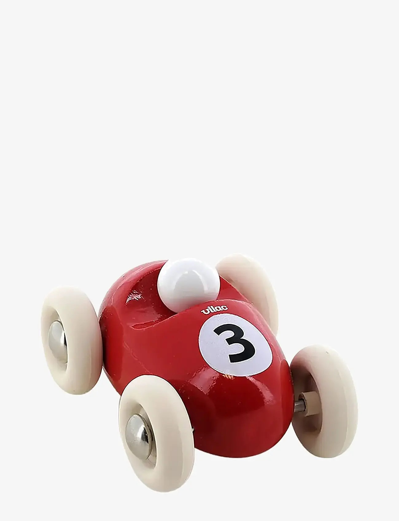 Vilac - Vintage Mini Roadster no 3 - Red - leksaksbilar - red - 0